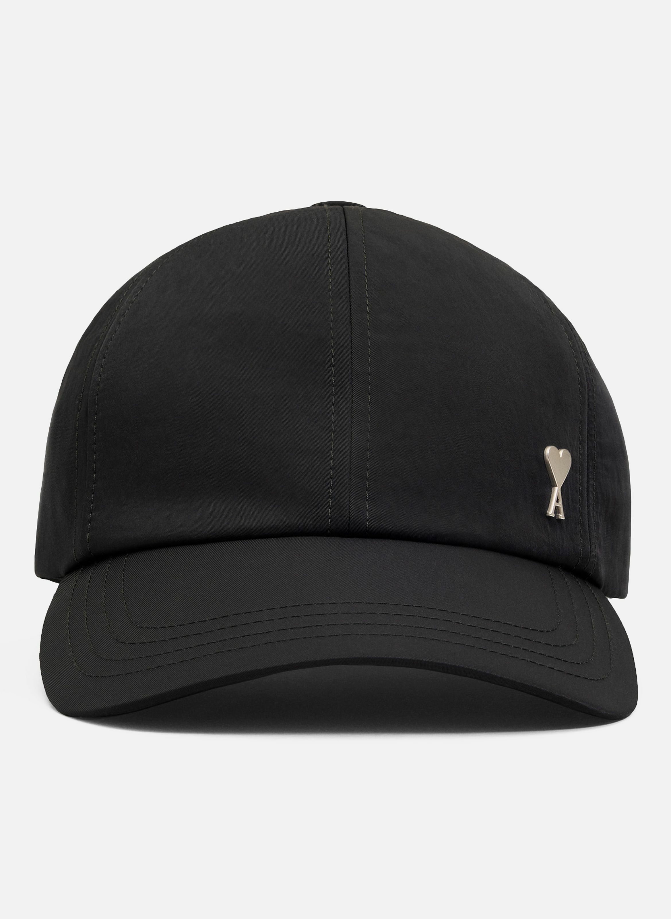 Casquette  ami de coeur en serge de nylon unisexe AMI PARIS Gris