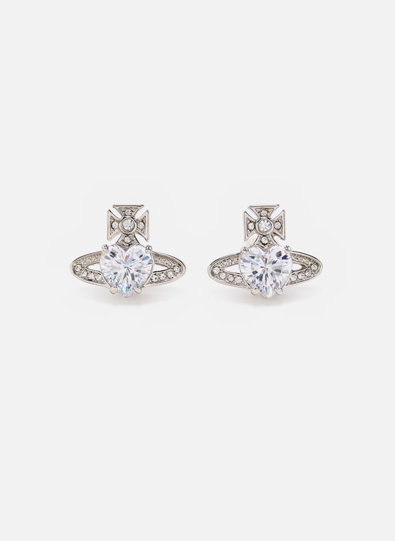 Boucles d'oreille Crystal Gris by VIVIENNE WESTWOOD VIVIENNE WESTWOOD Boucles d'oreille Crystal Gris