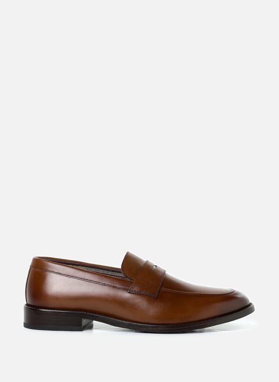 Mocassins en cuir Benito Marron by PAUL SMITH PAUL SMITH Mocassins en cuir Benito Marron