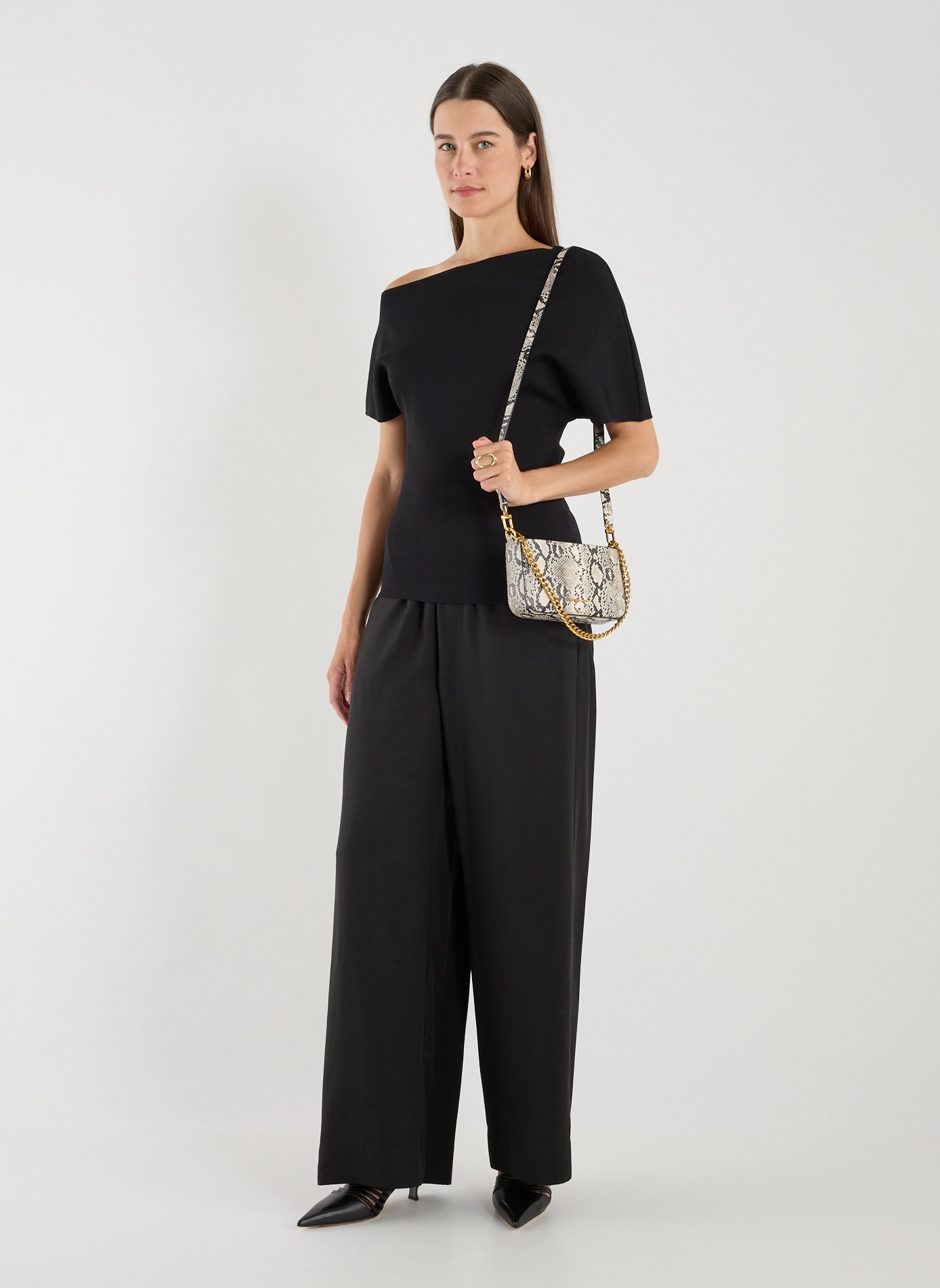 Leather Shoulder bag MICHAEL KORS Grey