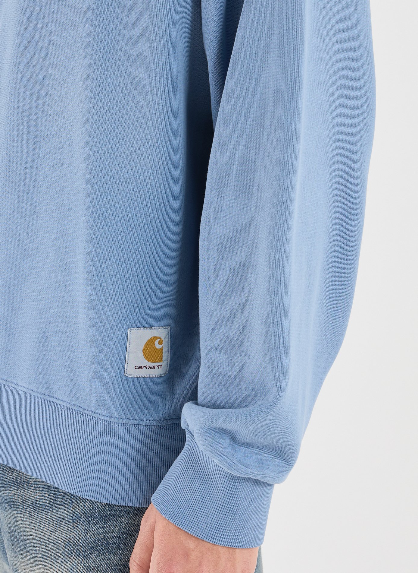 Sweat Hudson en coton CARHARTT WIP Bleu