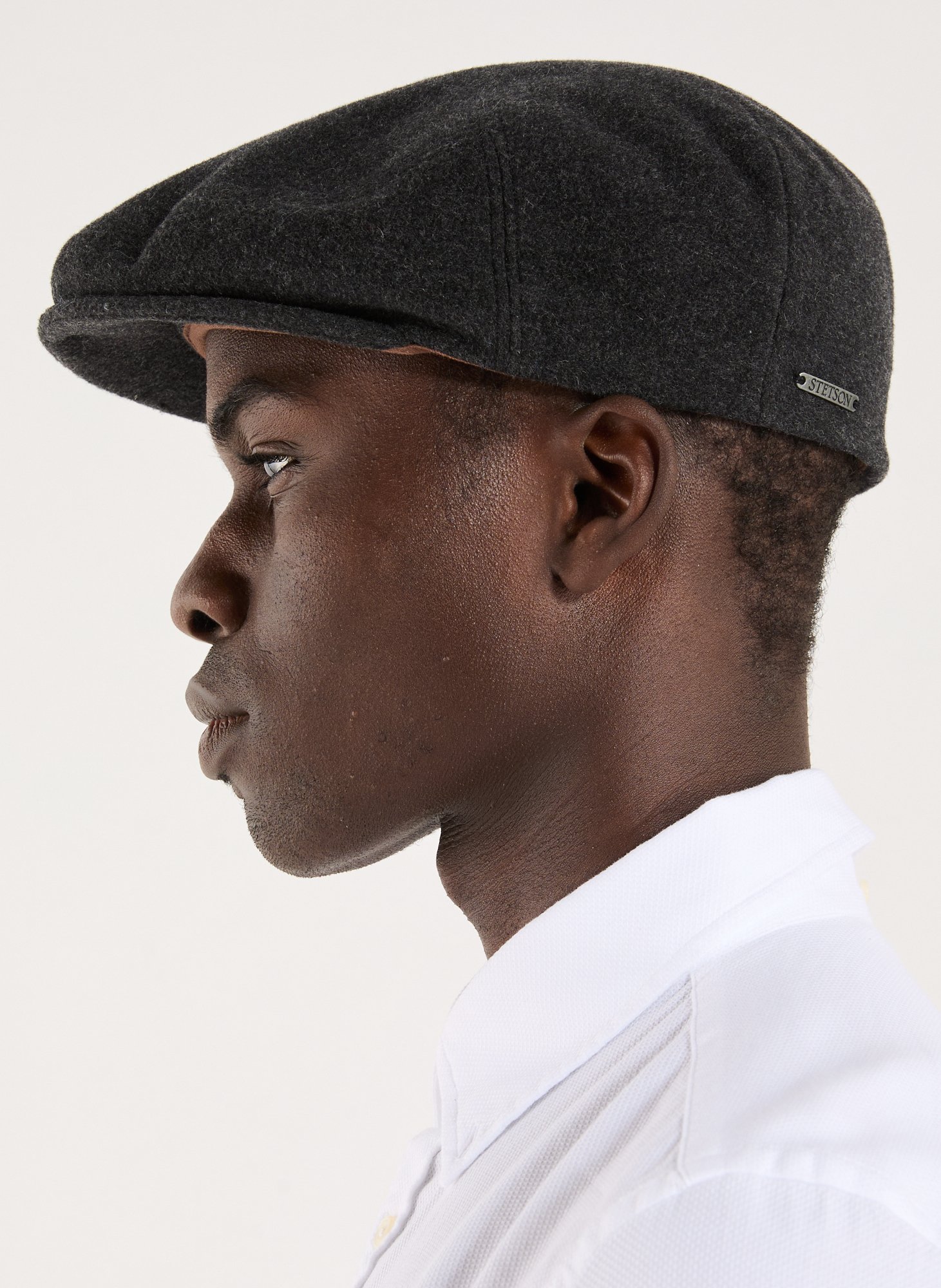 Wool beret STETSON Grey
