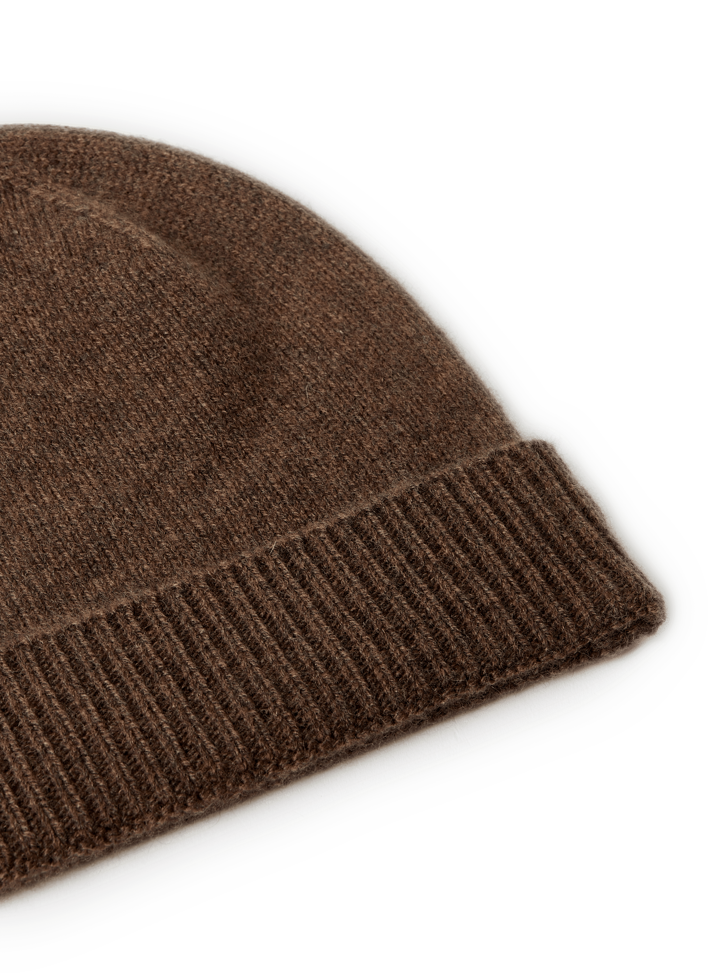 Bonnet côtelé en cachemire AU PRINTEMPS PARIS Marron