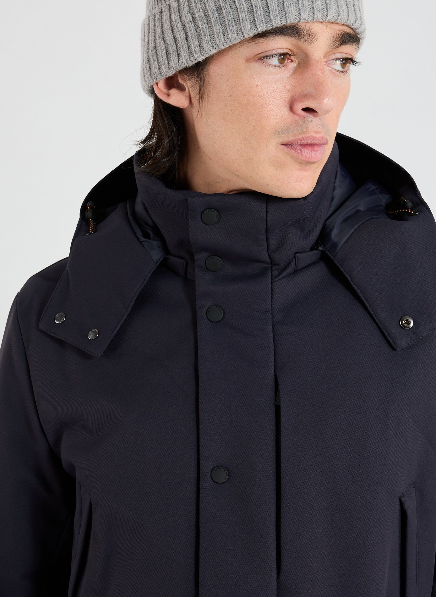 Parka droite Edwin à capuche SAVE THE DUCK Bleu