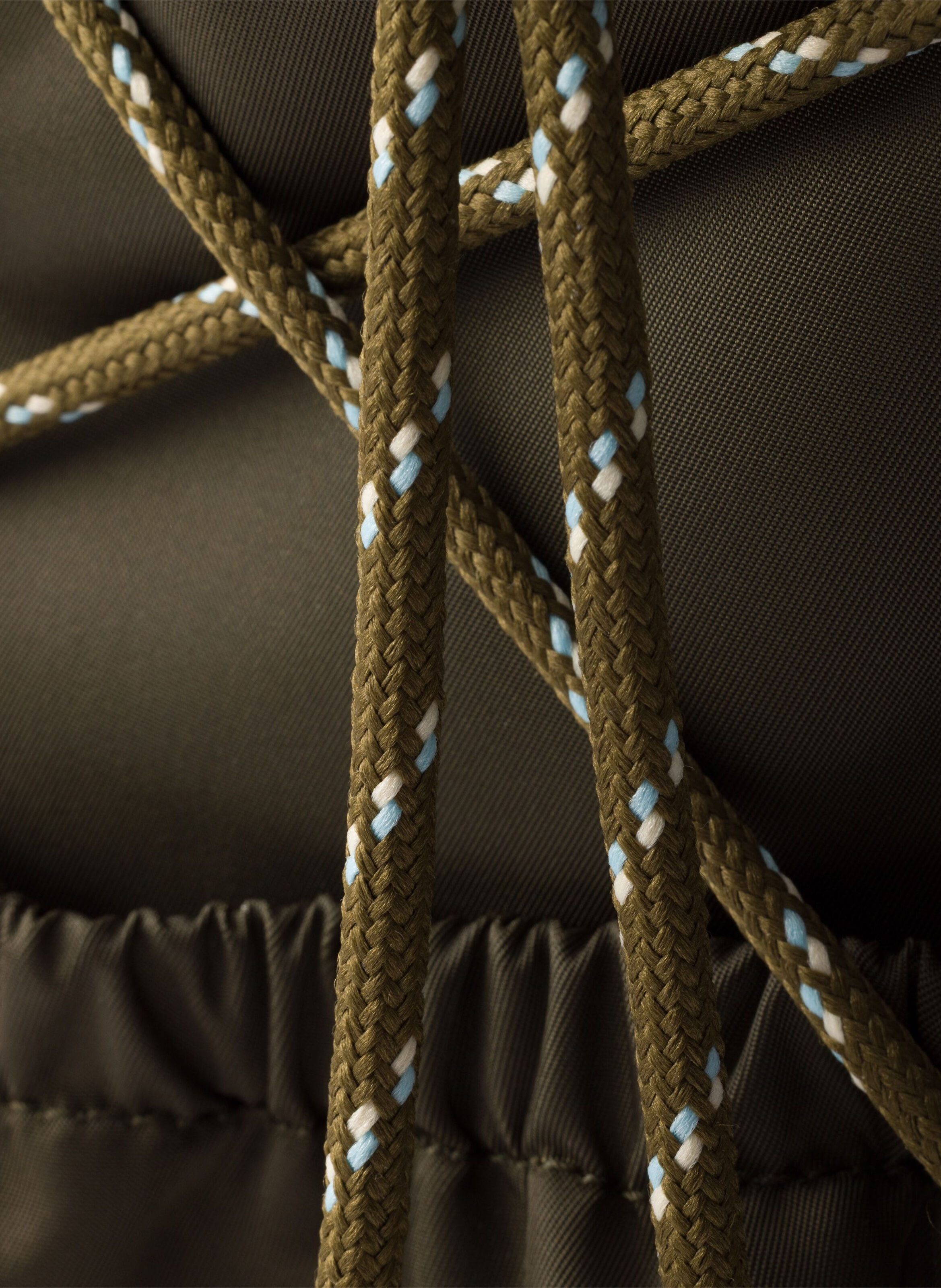 Sac à dos prada speedrock en re-nylon et cuir PRADA Vert