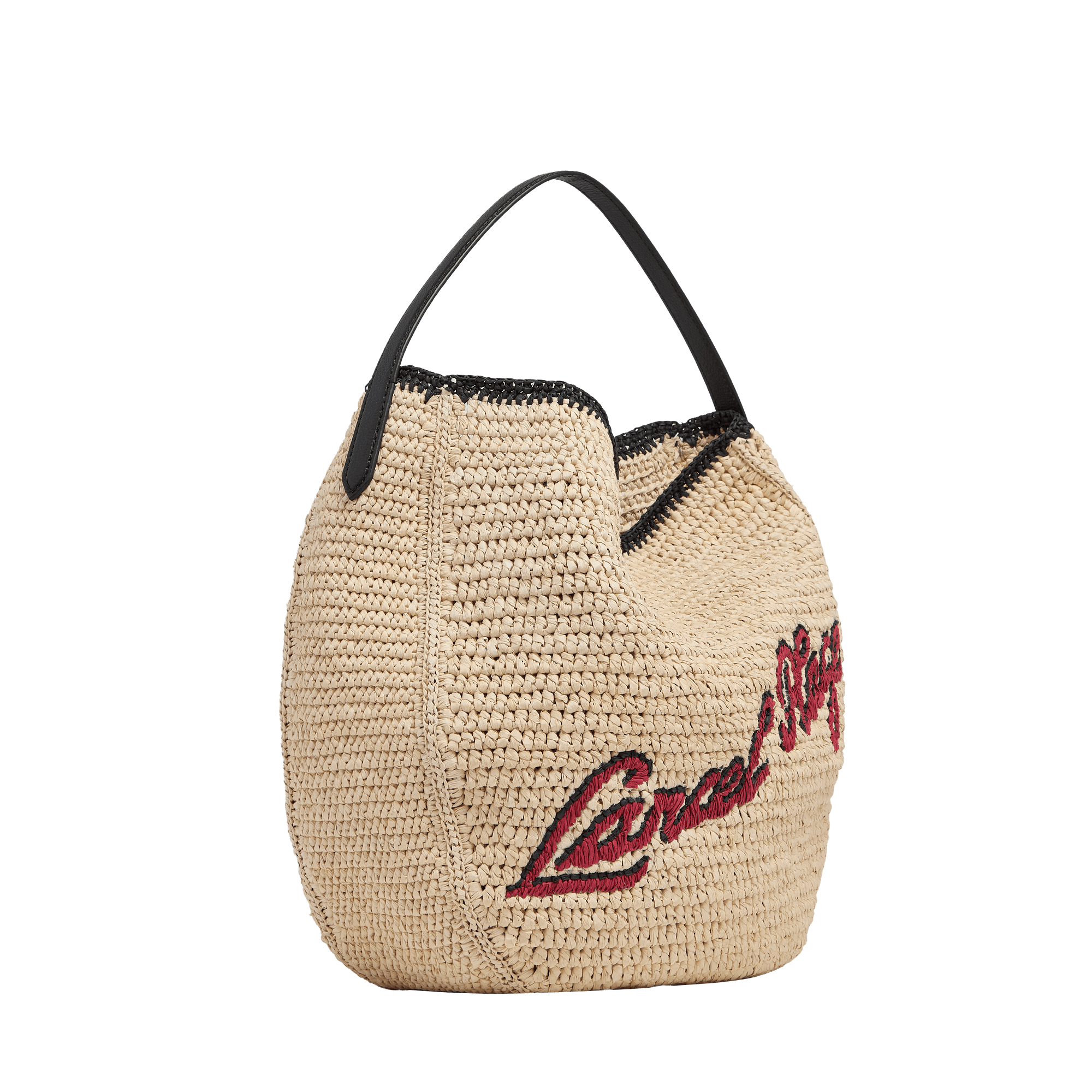 Sac hobo m summer mania de lancel en polycarbonate et cuir LANCEL Noir