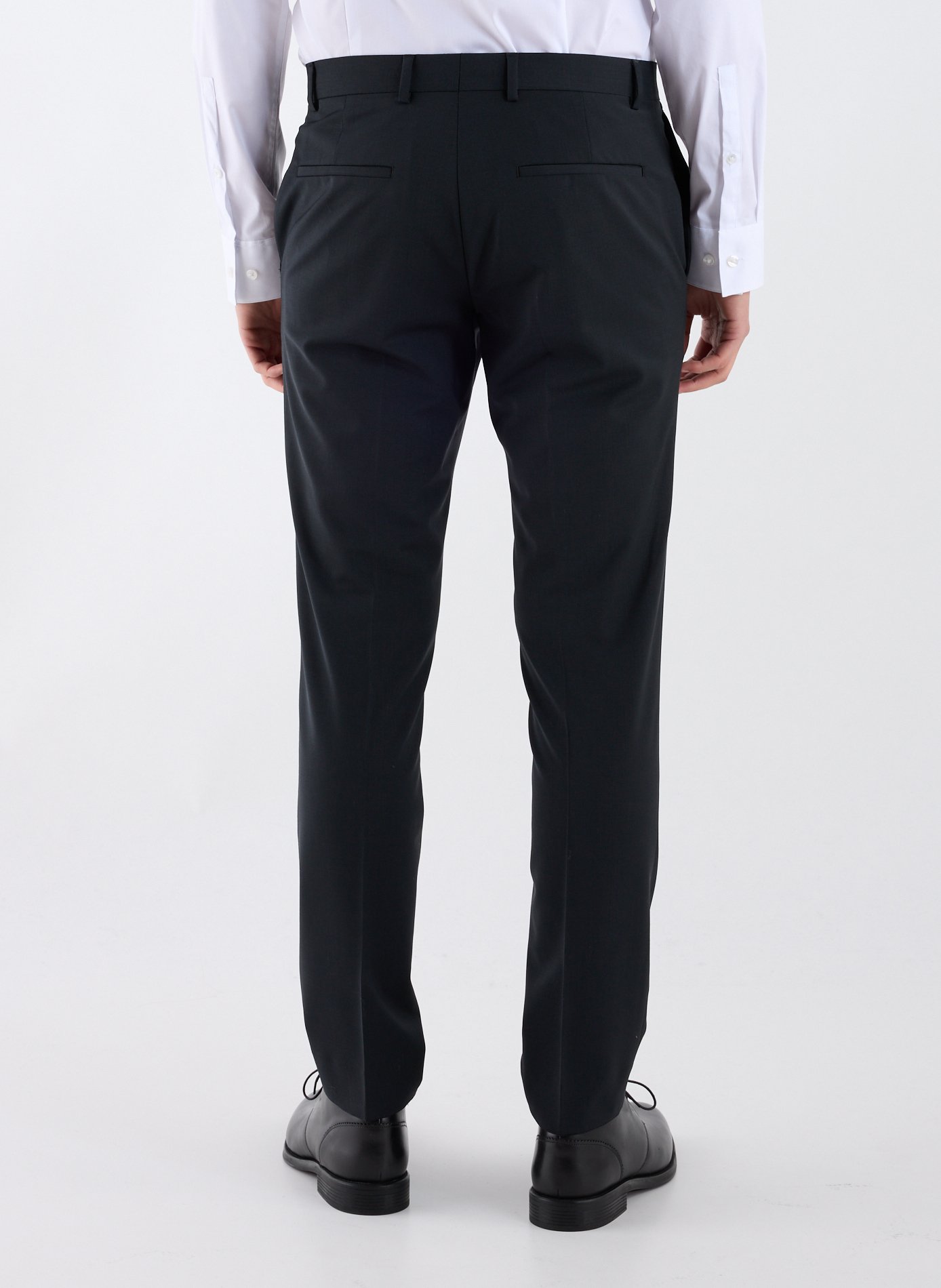 Wool-blend suit trousers CALVIN KLEIN Black