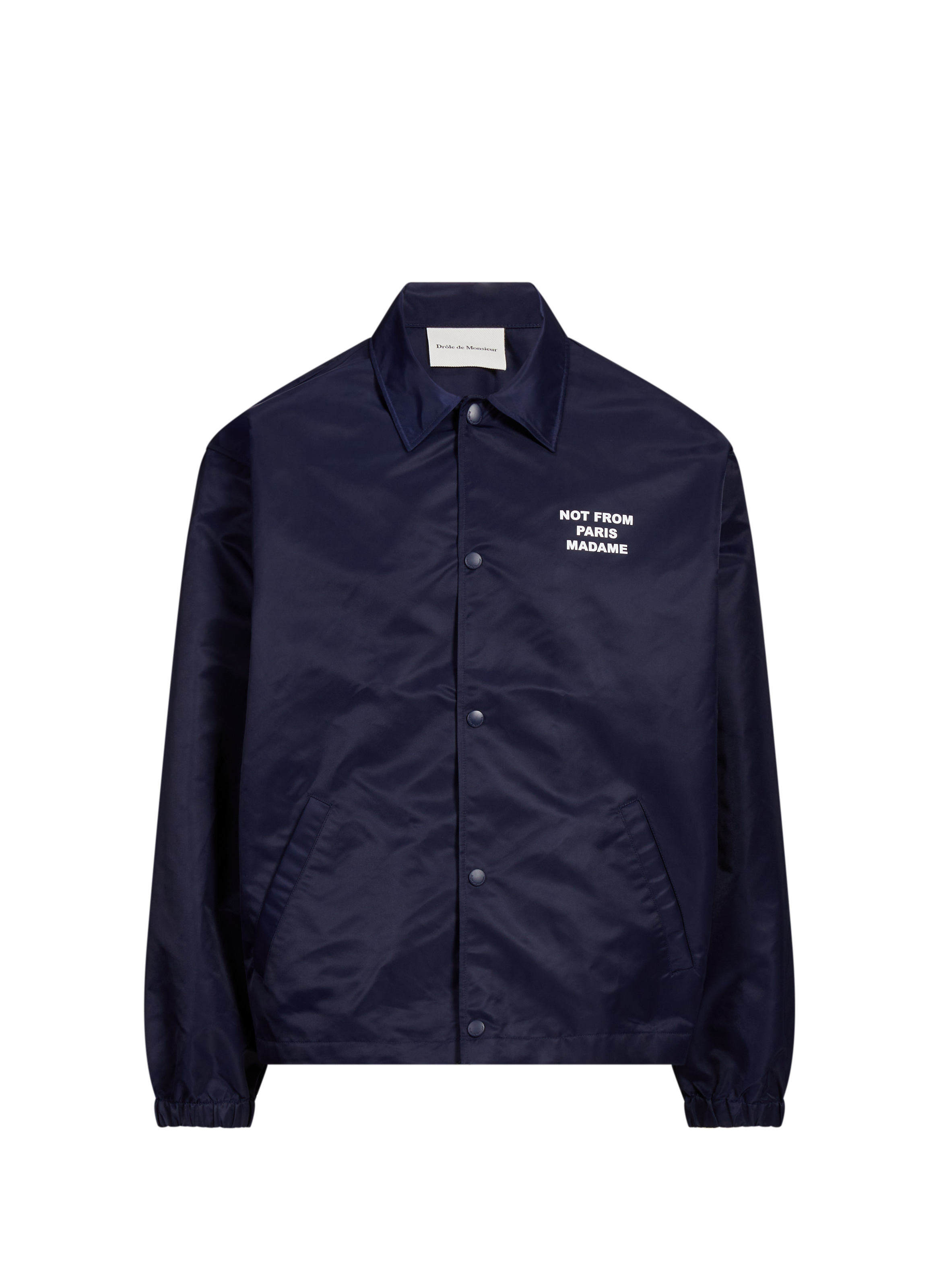 DROLE DE MONSIEUR La veste slogan  Bleu