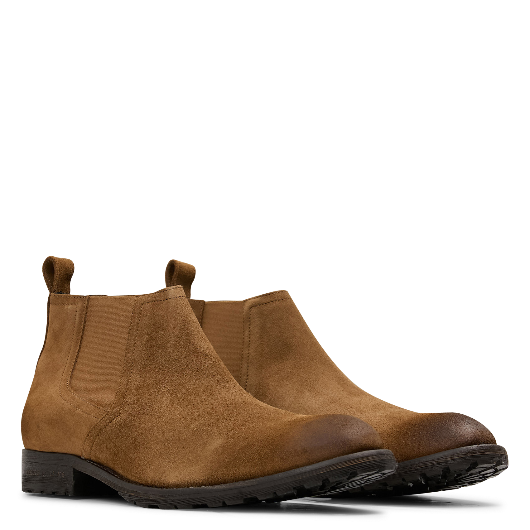 Bottines chelsea en cuir velours IKKS Jaune