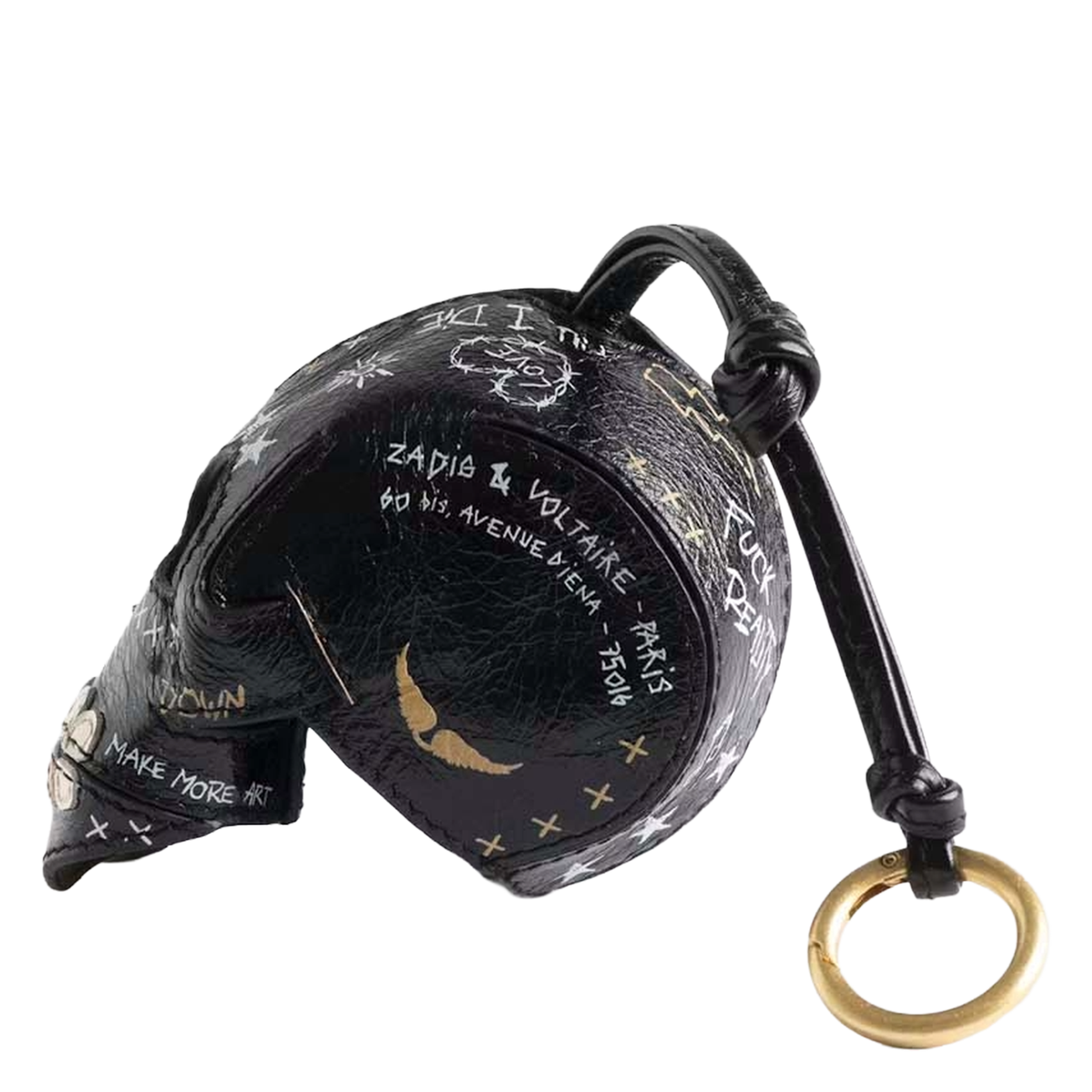 Porte-clés tête de mort the big skull ZADIG&VOLTAIRE Noir