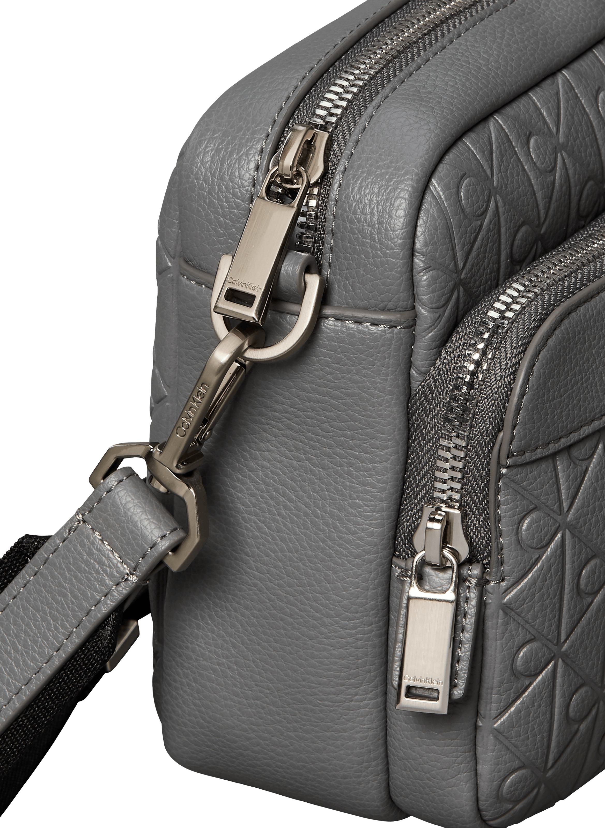 Monogram crossbody bag Grey