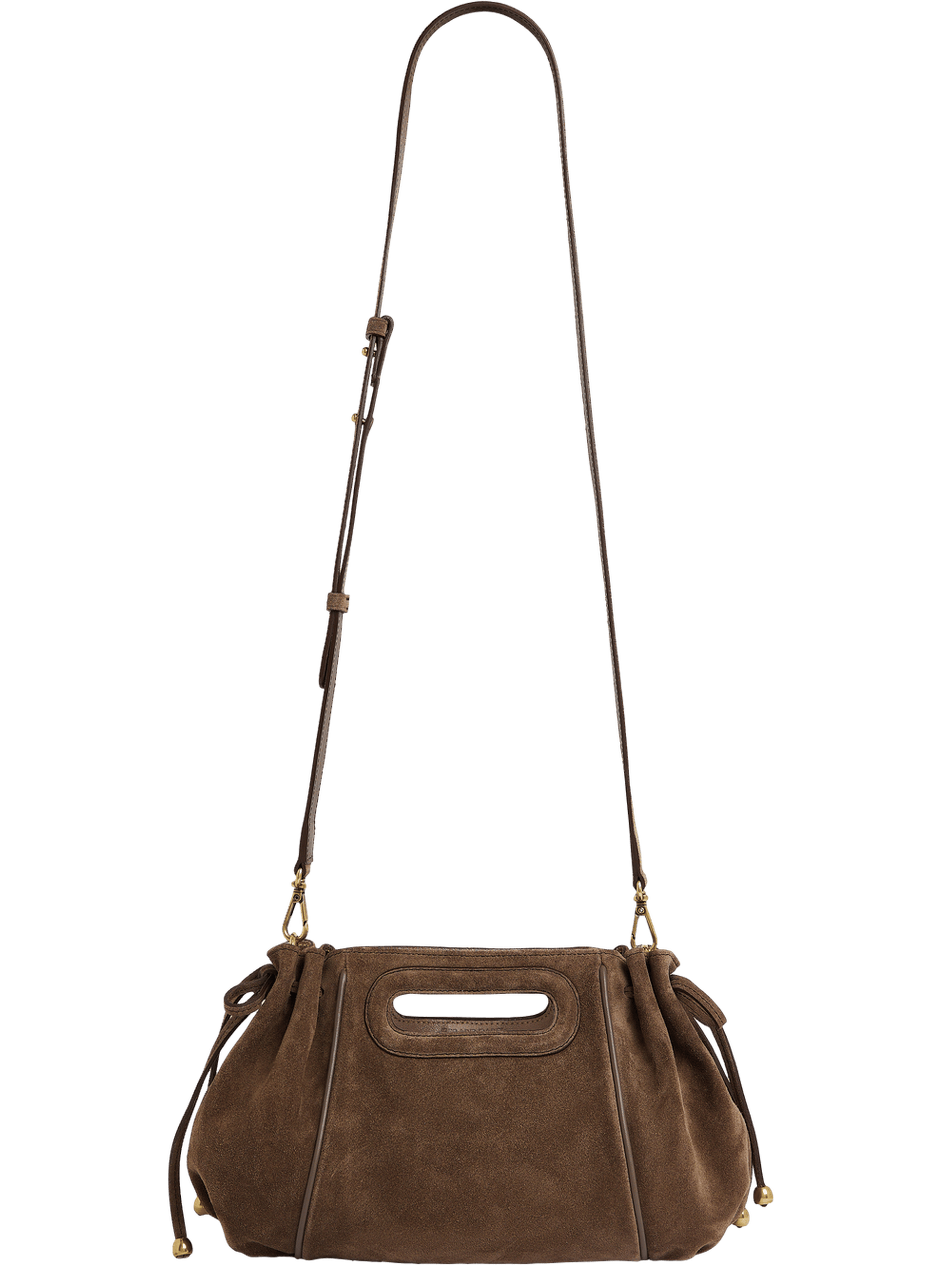 Sac à main en cuir velours intérieur métallisé - mini dany | Kaki GERARD DAREL Femme