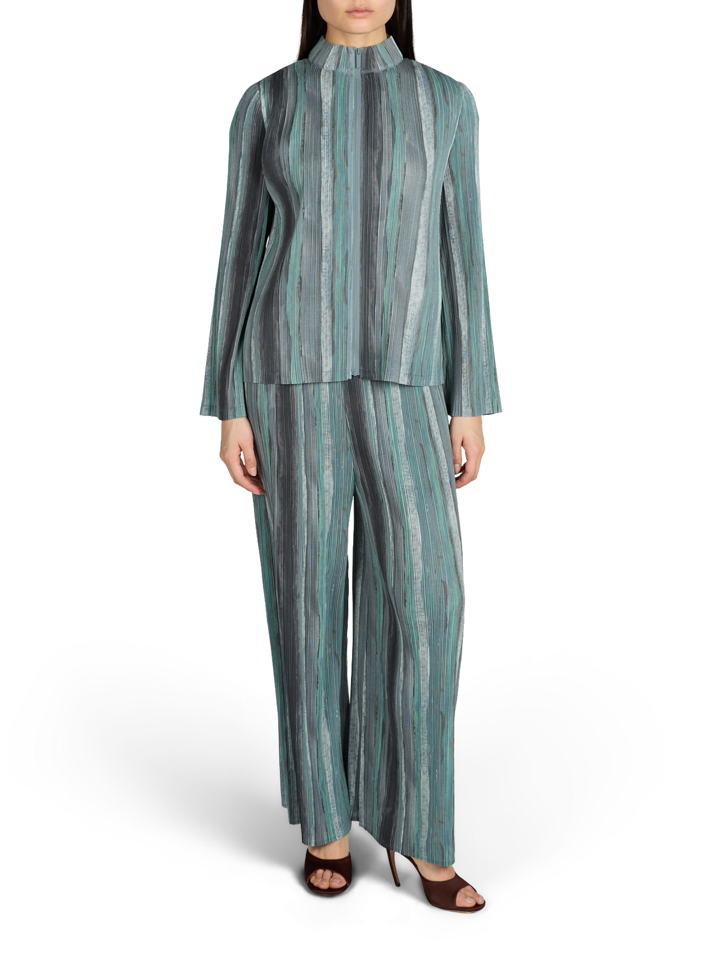 Wide Pleated Trousers ADOLFO DOMINGUEZ Multicolour