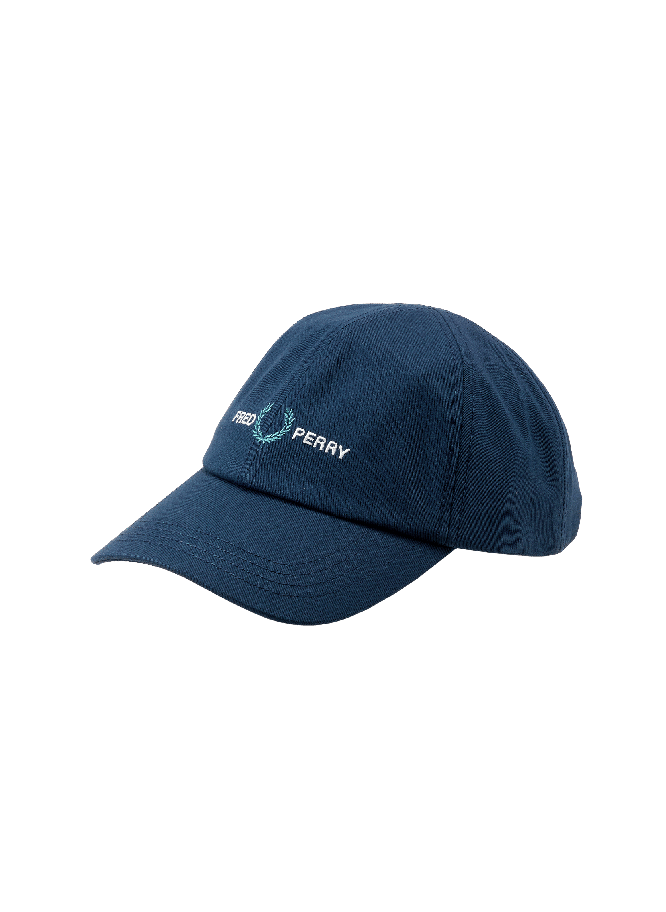 Casquette logo en coton FRED PERRY Bleu