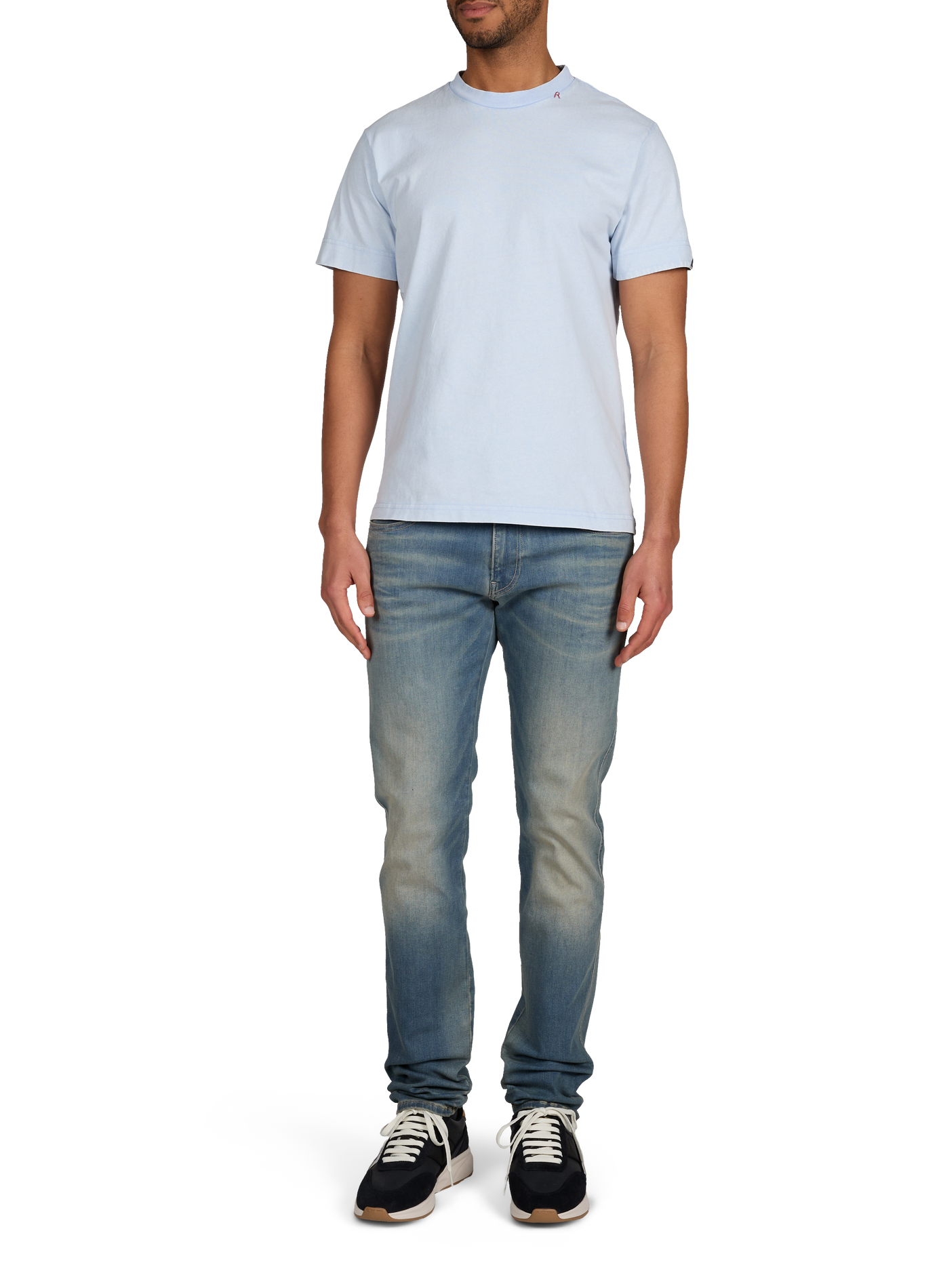 Cotton-blend slim-fit jeans REPLAY Blue