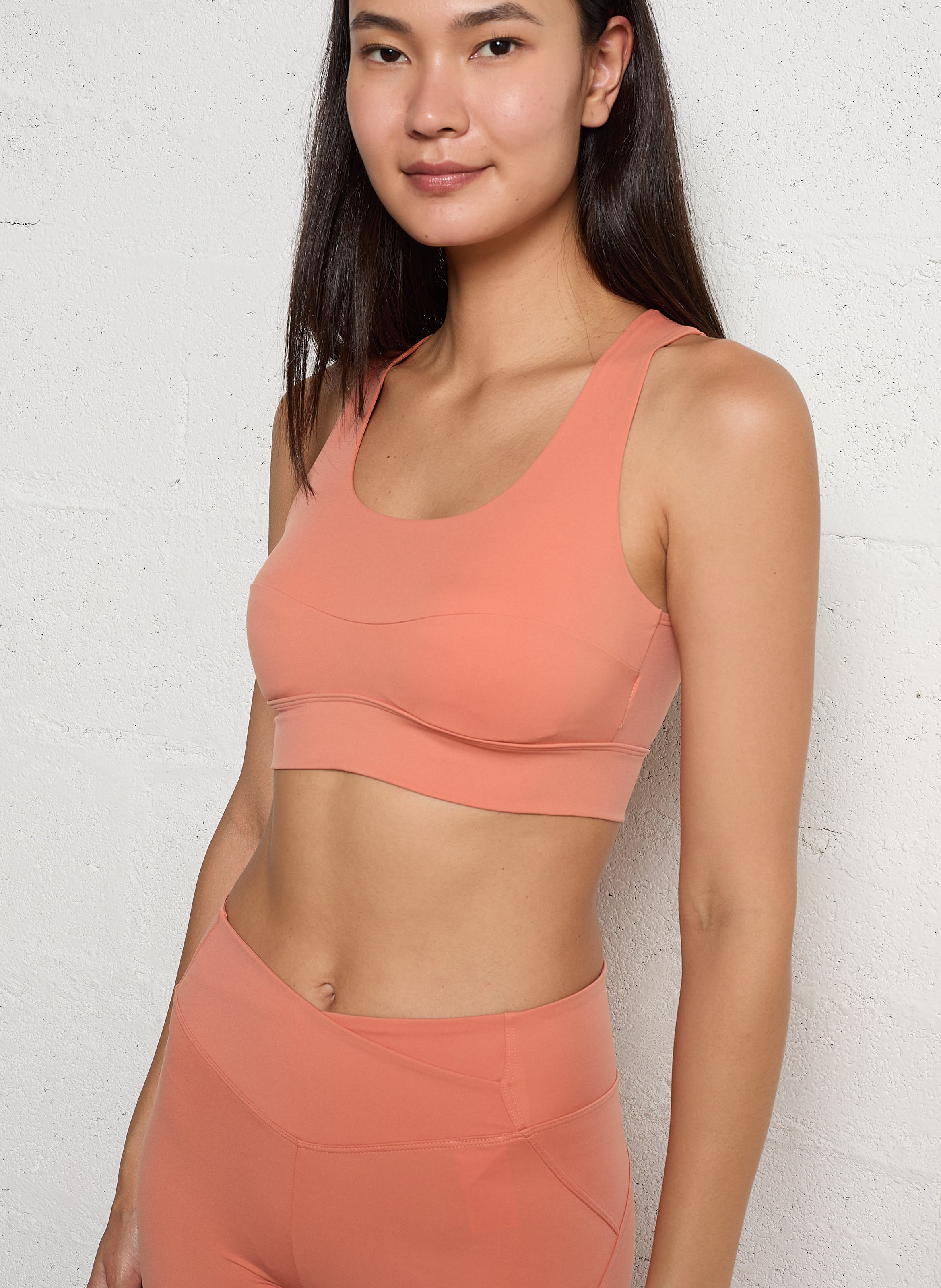 Brassière de sport col rond REPETTO Orange