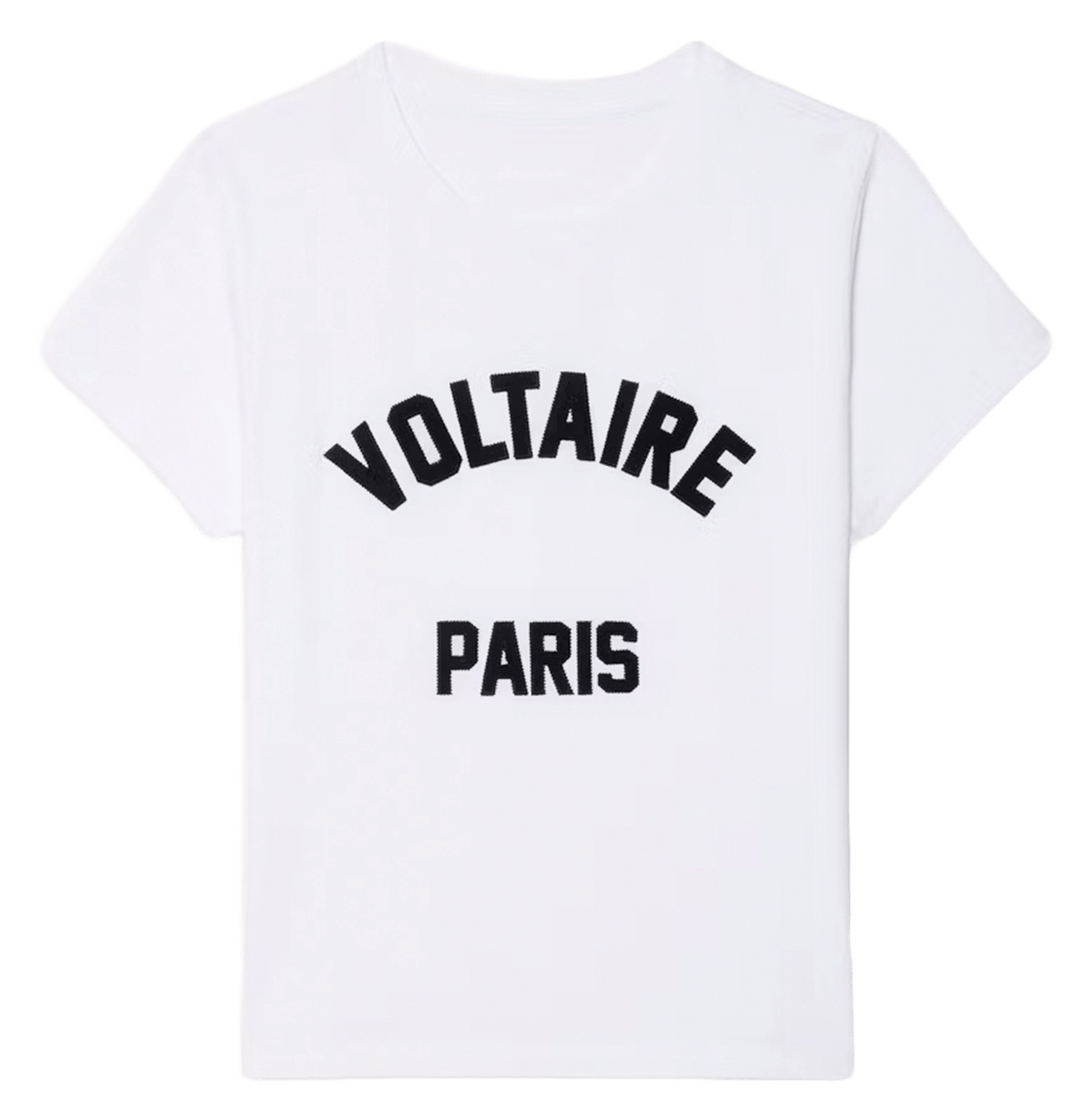 Short-sleeved embroidered t-shirt Alys White