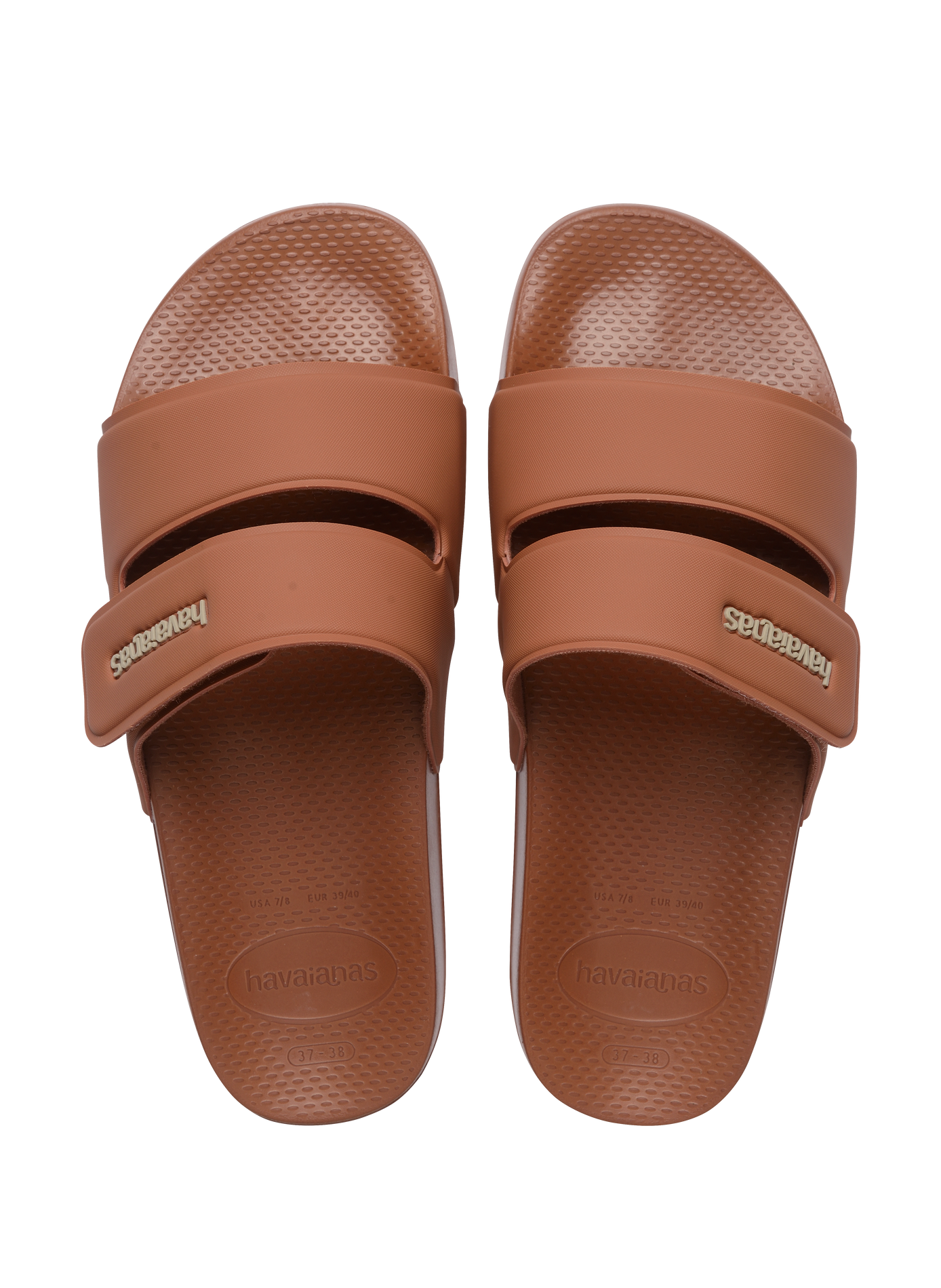Sandalias con correa texturizada HAVAIANAS Marrón