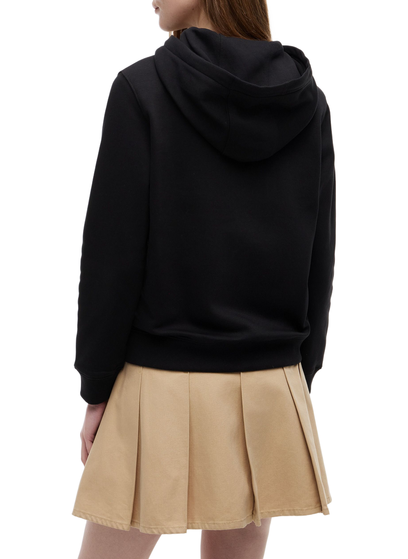 Hoodie à capuche en coton mélangé TOMMY HILFIGER Noir