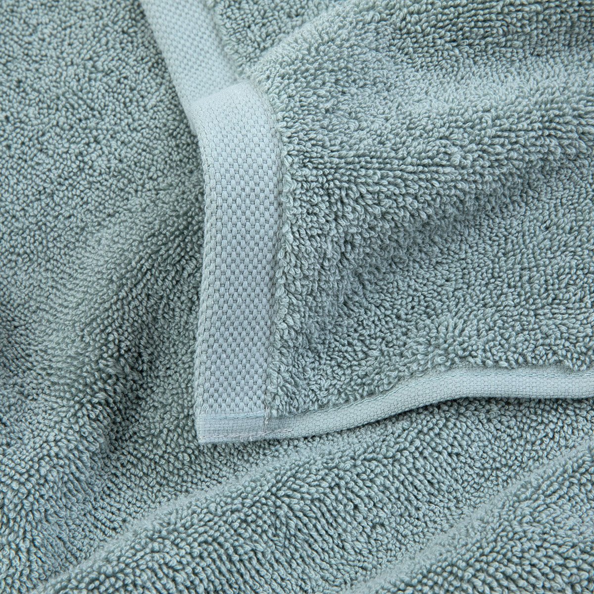 Serviette de toilette  en coton, ma douce DESFORGES Vert