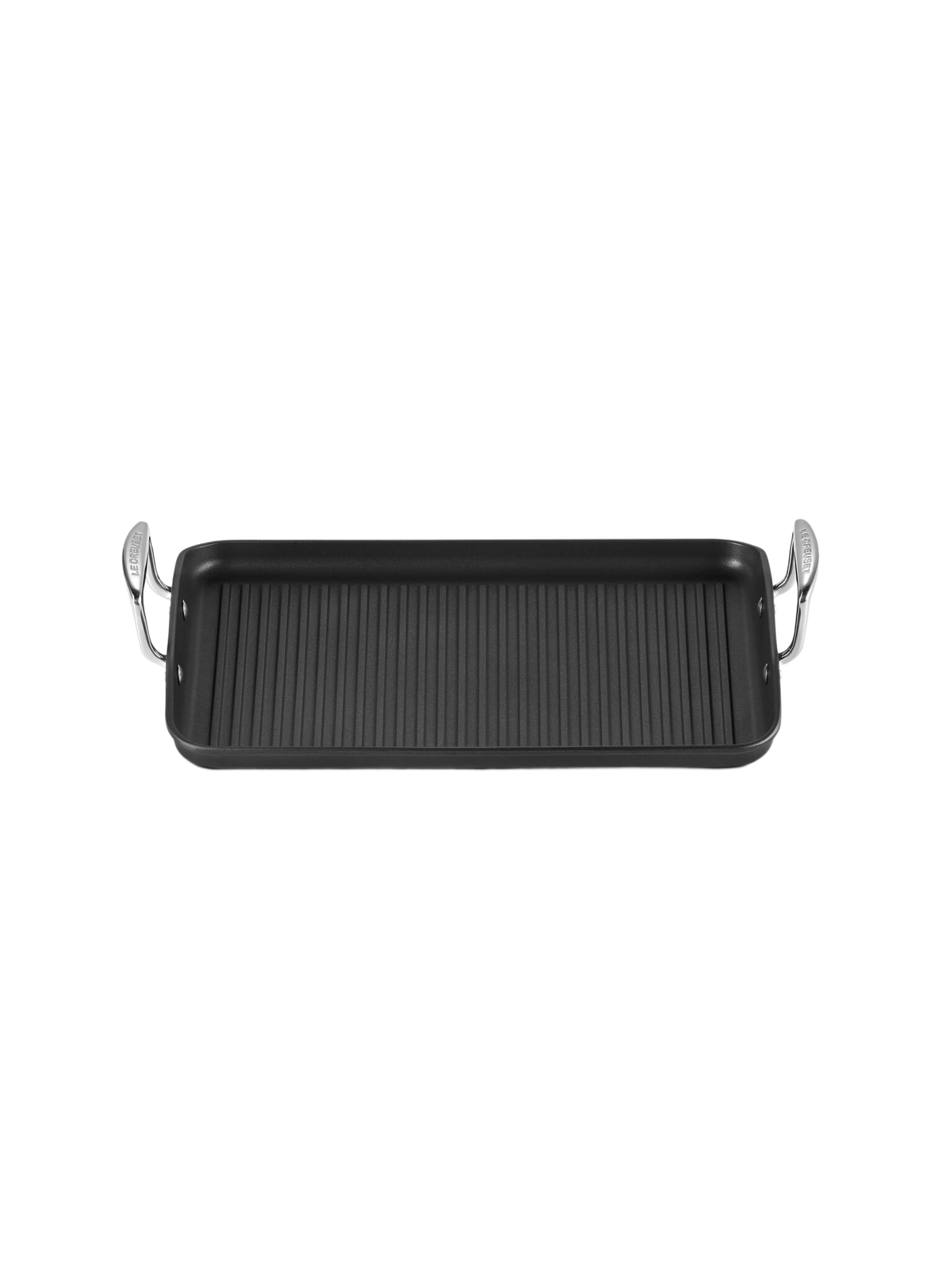 Rectangular Non-Stick Grill "Les Forgées" in Cast Iron LE CREUSET Black