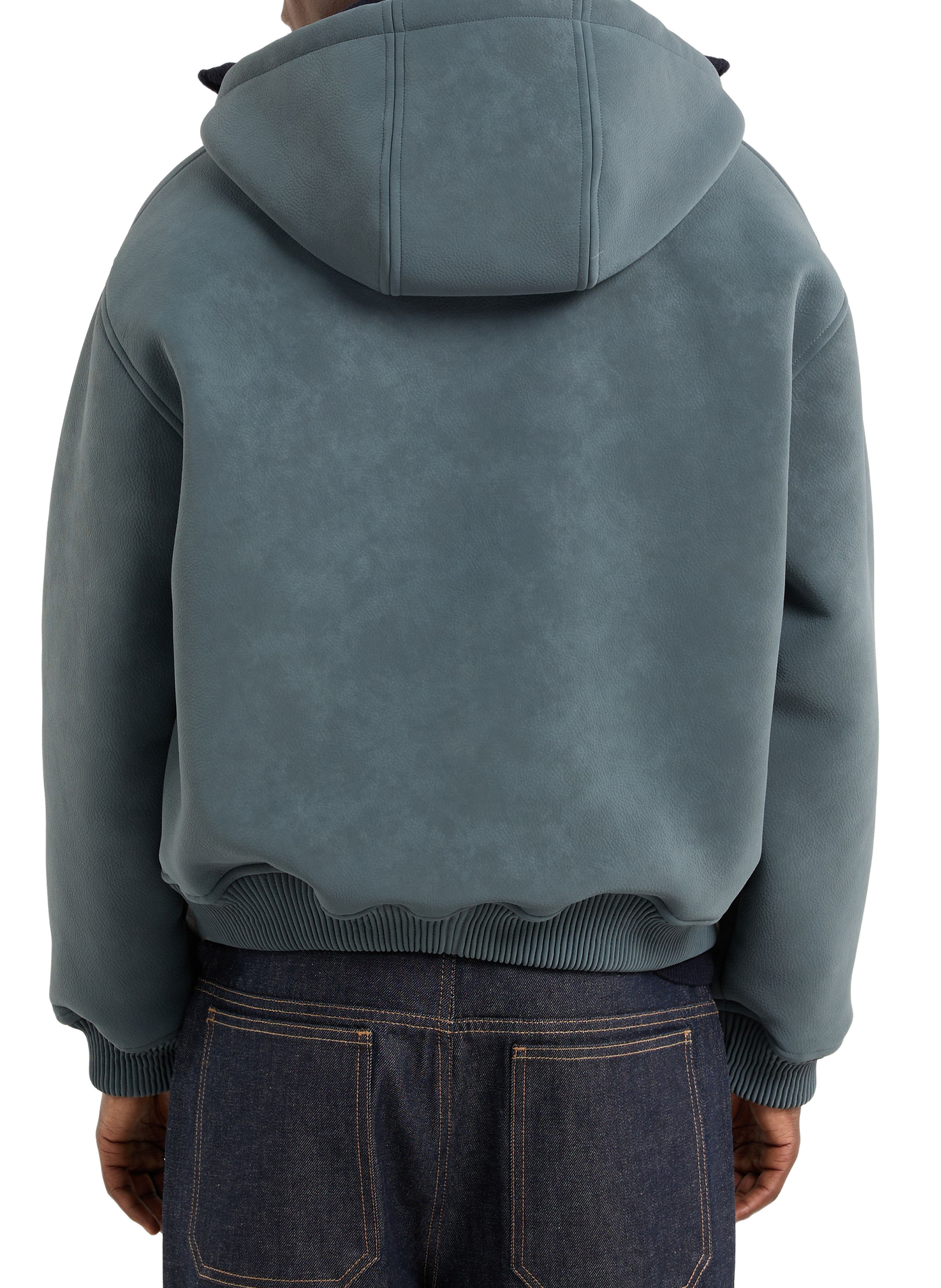 Blouson uni à capuche SAISON 1865 Bleu