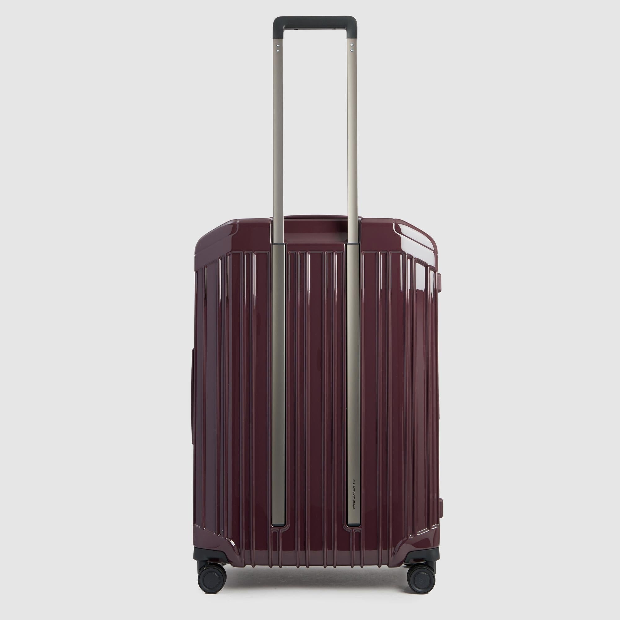 Middelgrote koffer met 4 uitbreidbare wielen PIQUADRO Rood