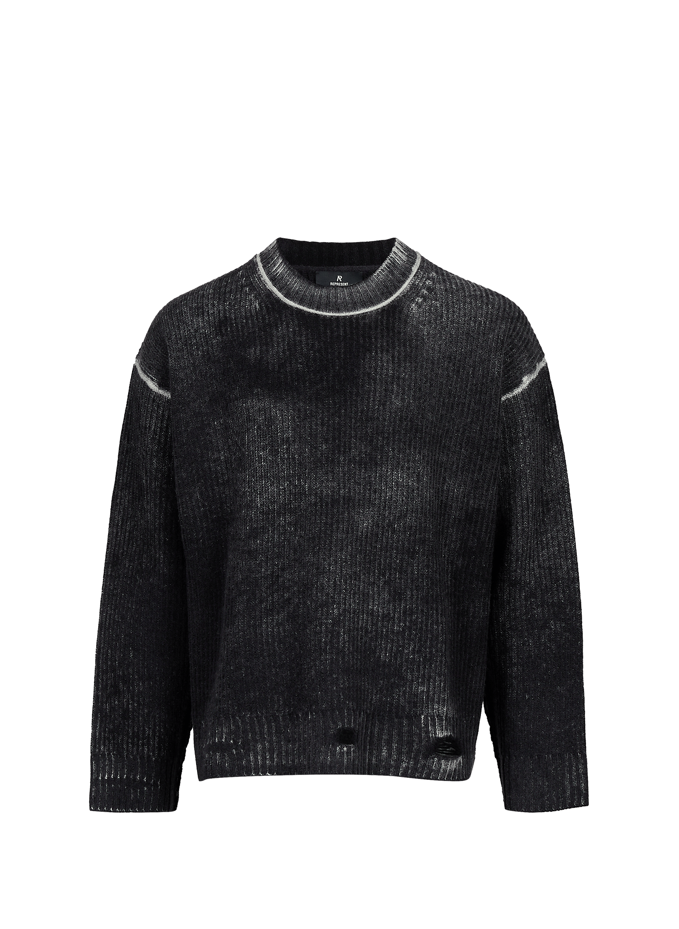 Wool knit sweater REPRESENT Black