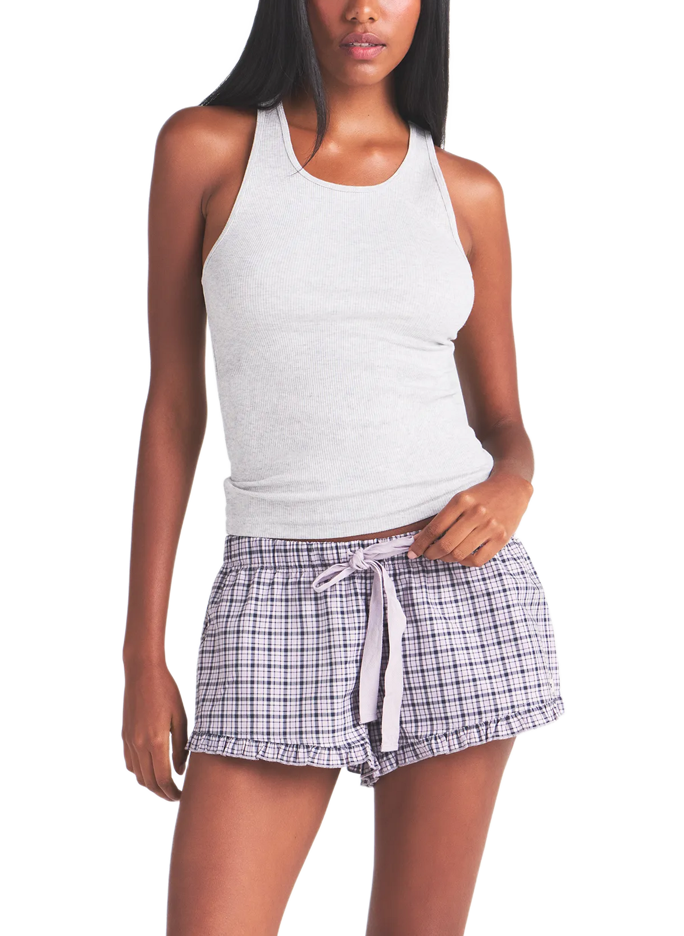 Short de pyjama à volants SKIMS Multicolore