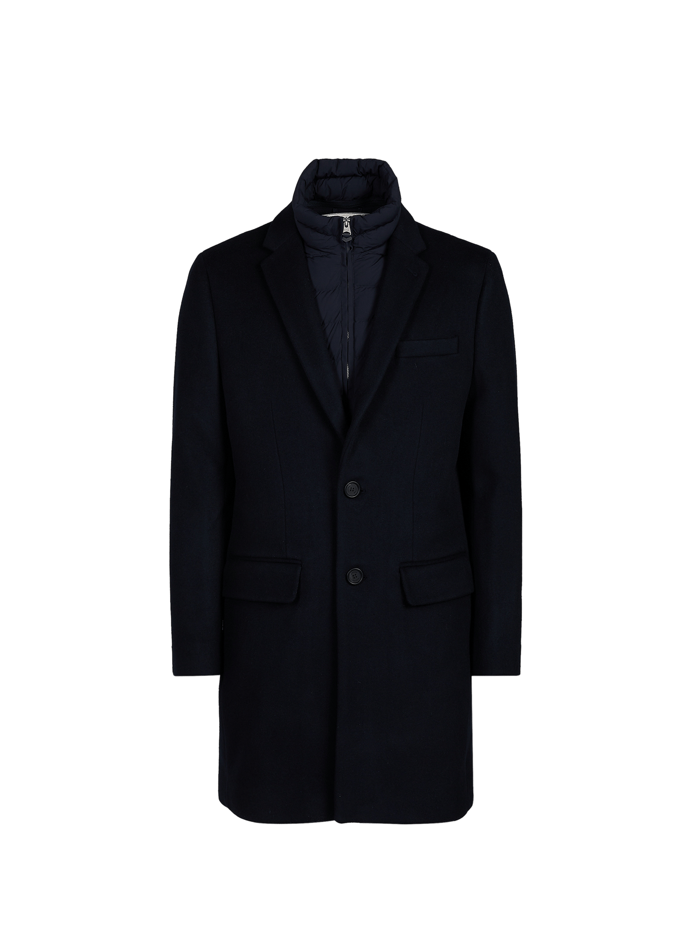 Straight hybrid wool coat MACKAGE Blue