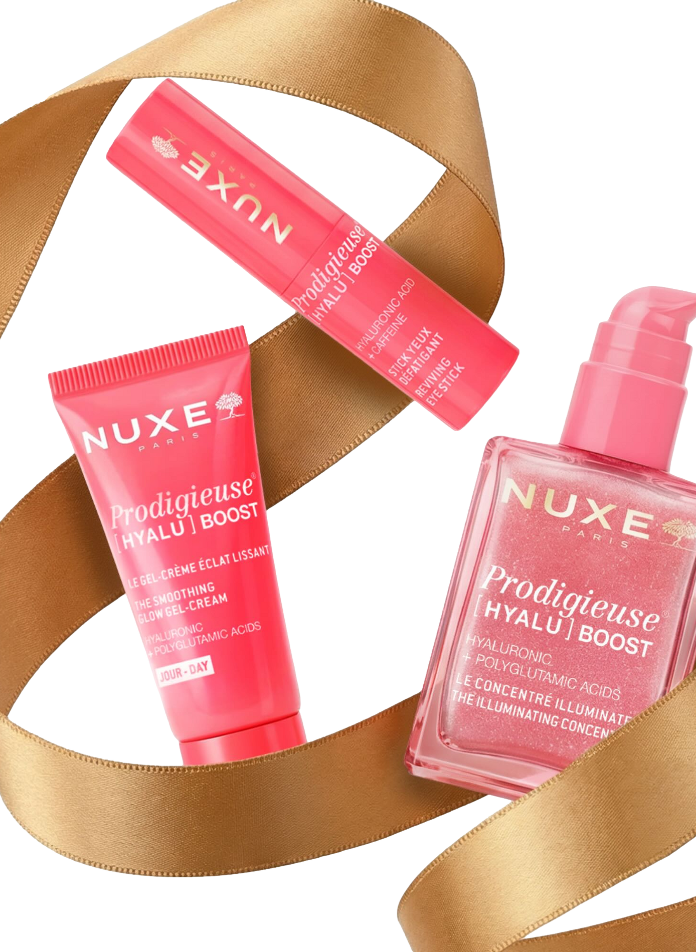 Prodigieuse® [HYALU] Boost Christmas Gift Set The Glow Beauty Routine NUXE No color