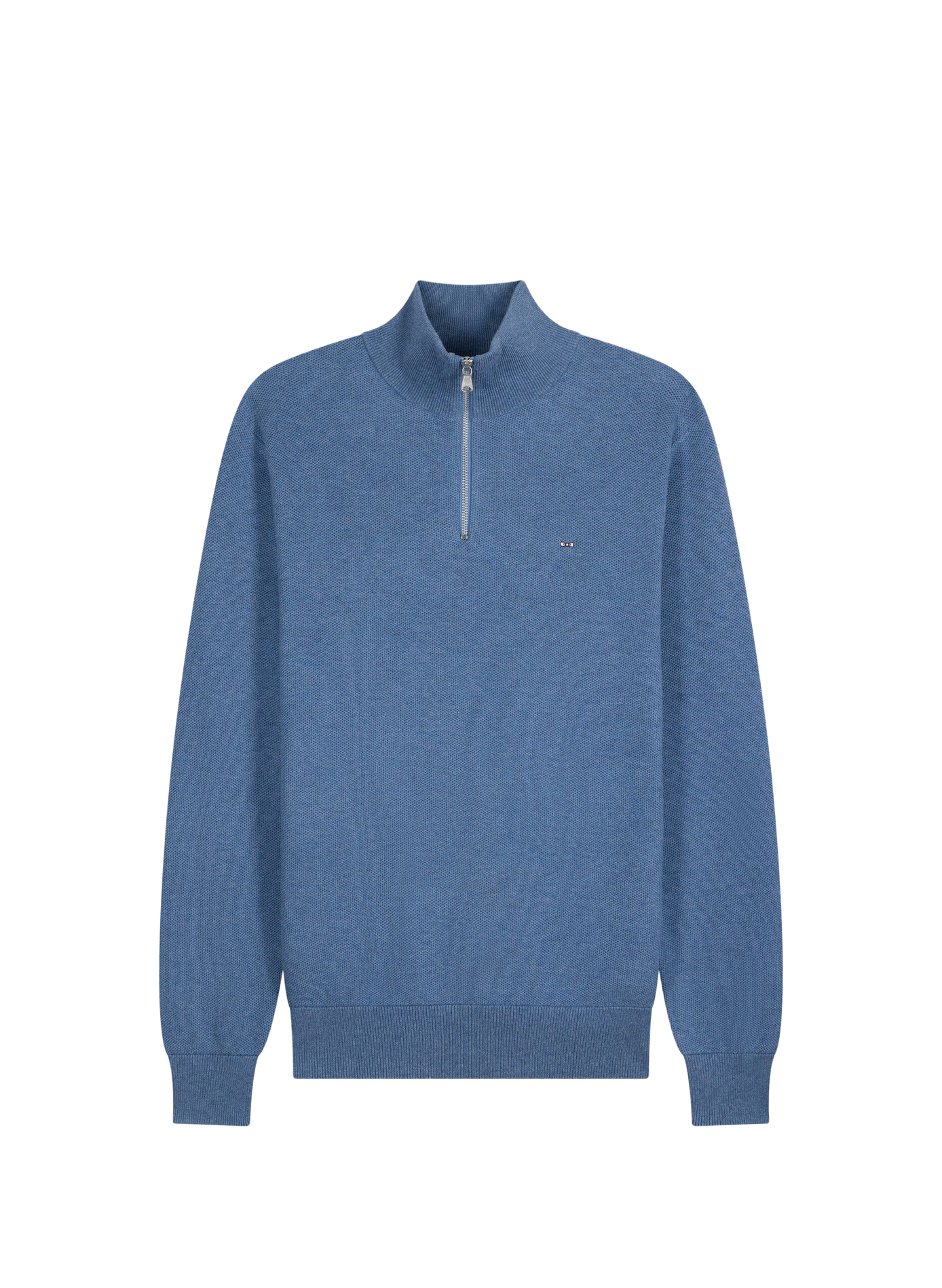 Pull col montant en coton EDEN PARK Blue