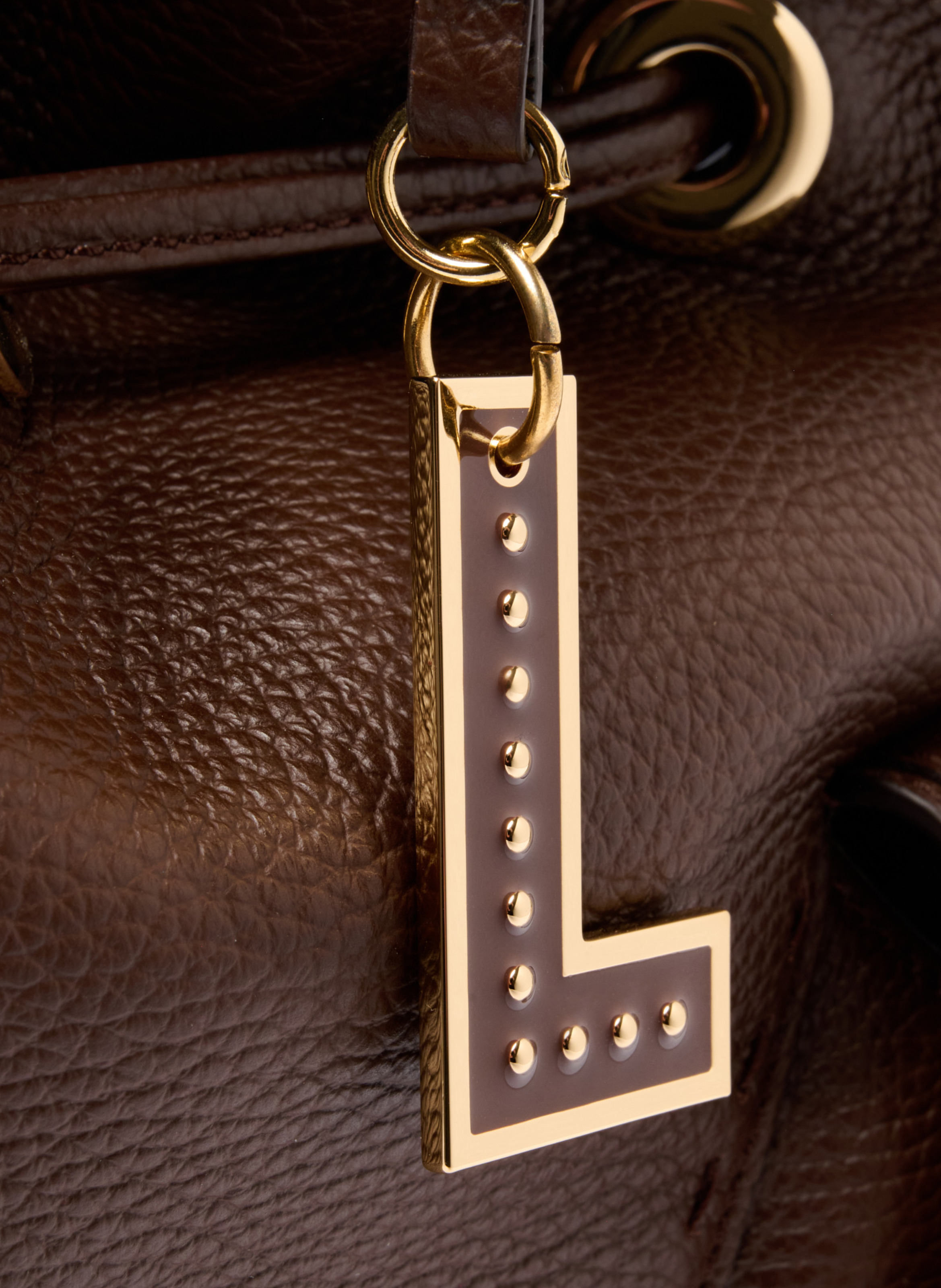 Handtas m eerste flirt van Lancel in leer. LANCEL Bruin