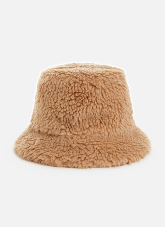 Imitation fur bucket hat Beige by SAISON 1865 SAISON 1865 Imitation fur bucket hat Beige