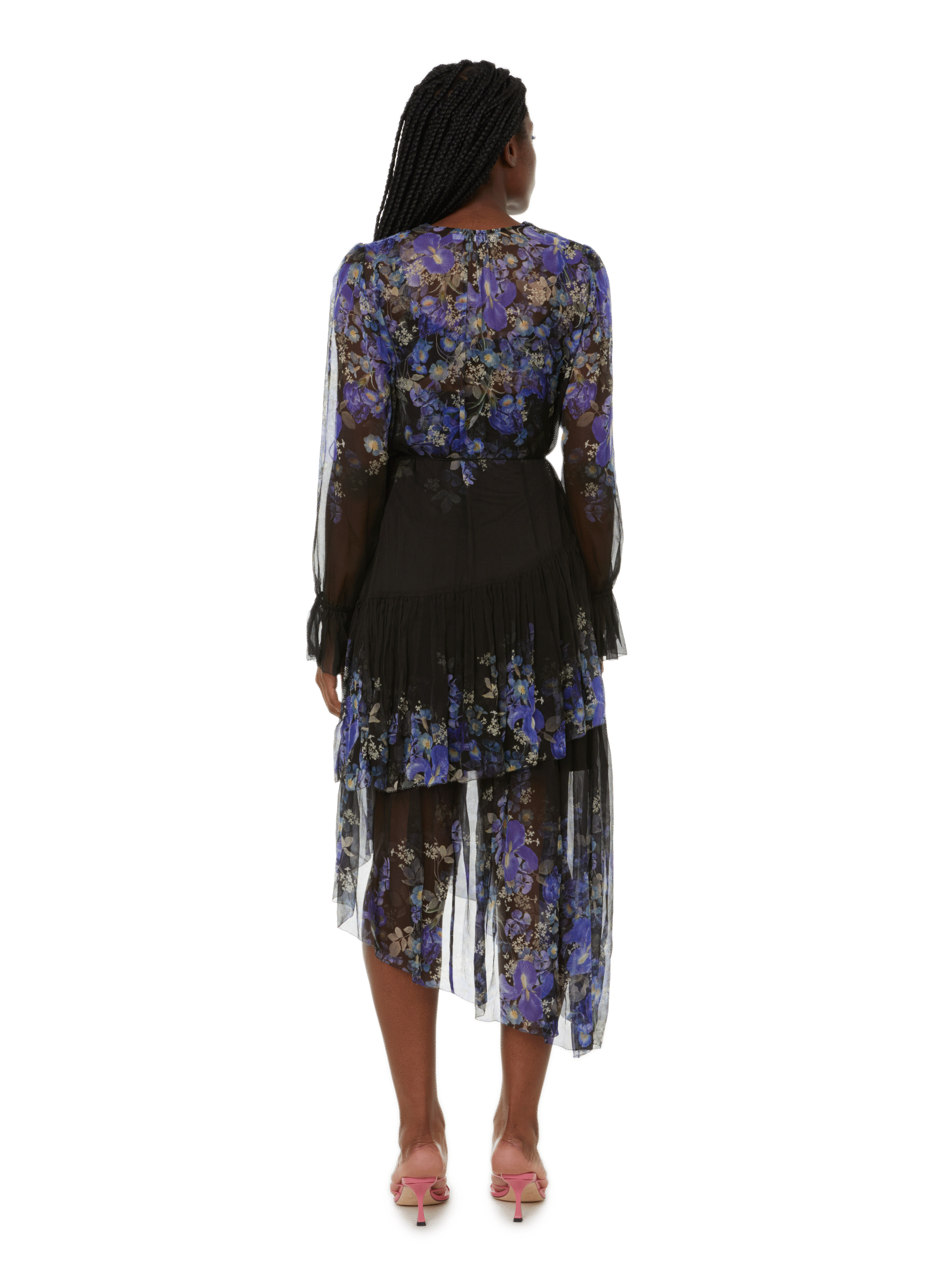 Robe midi en soie  ZIMMERMANN Multicolore