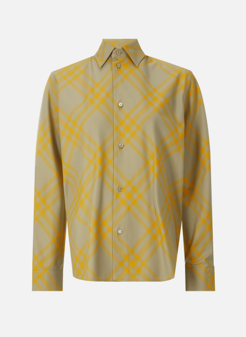 Yellow cotton shirtBURBERRY 
