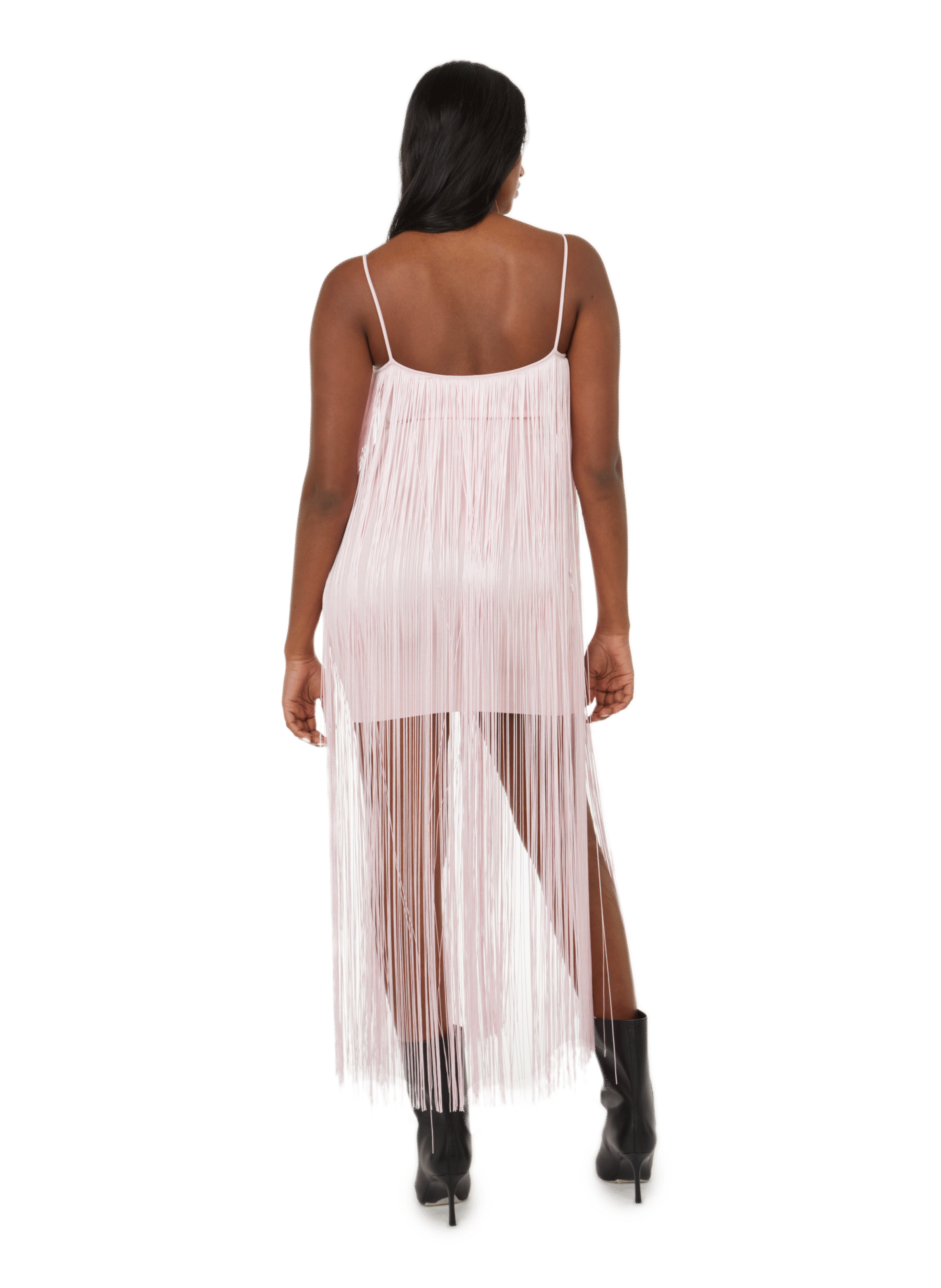 Robe à franges Violet