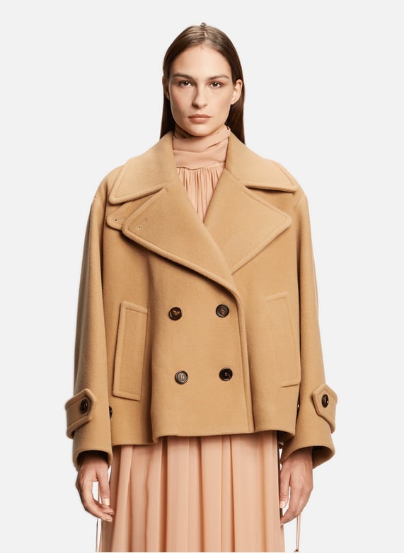 Short wool blend coat chloe women printemps