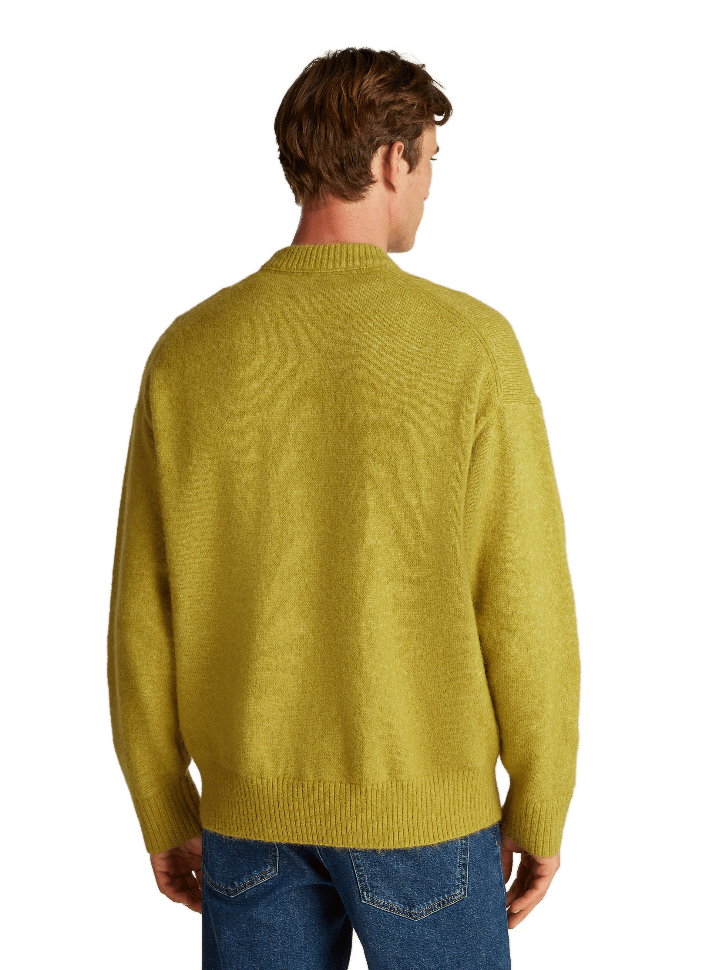 Pull col roulé Marron