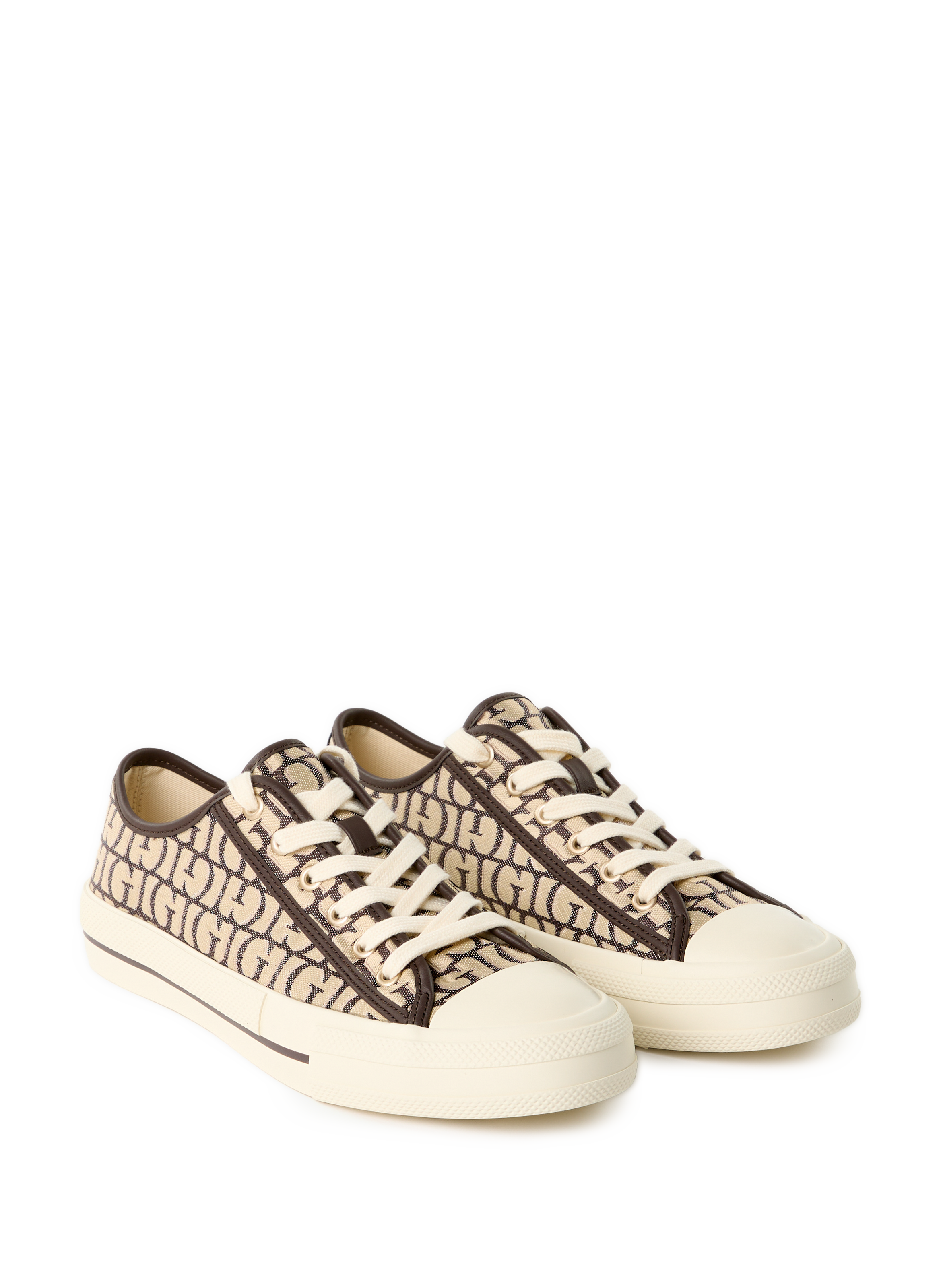 Baskets basses Carey GUESS Marron