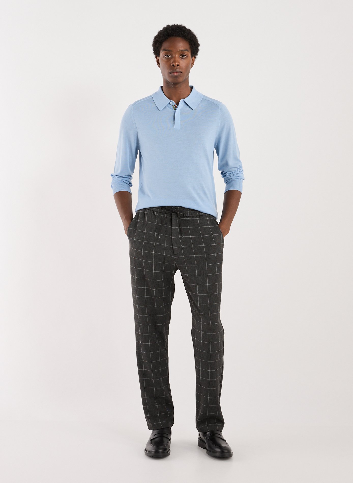 Wool polo shirt PAUL SMITH Blue