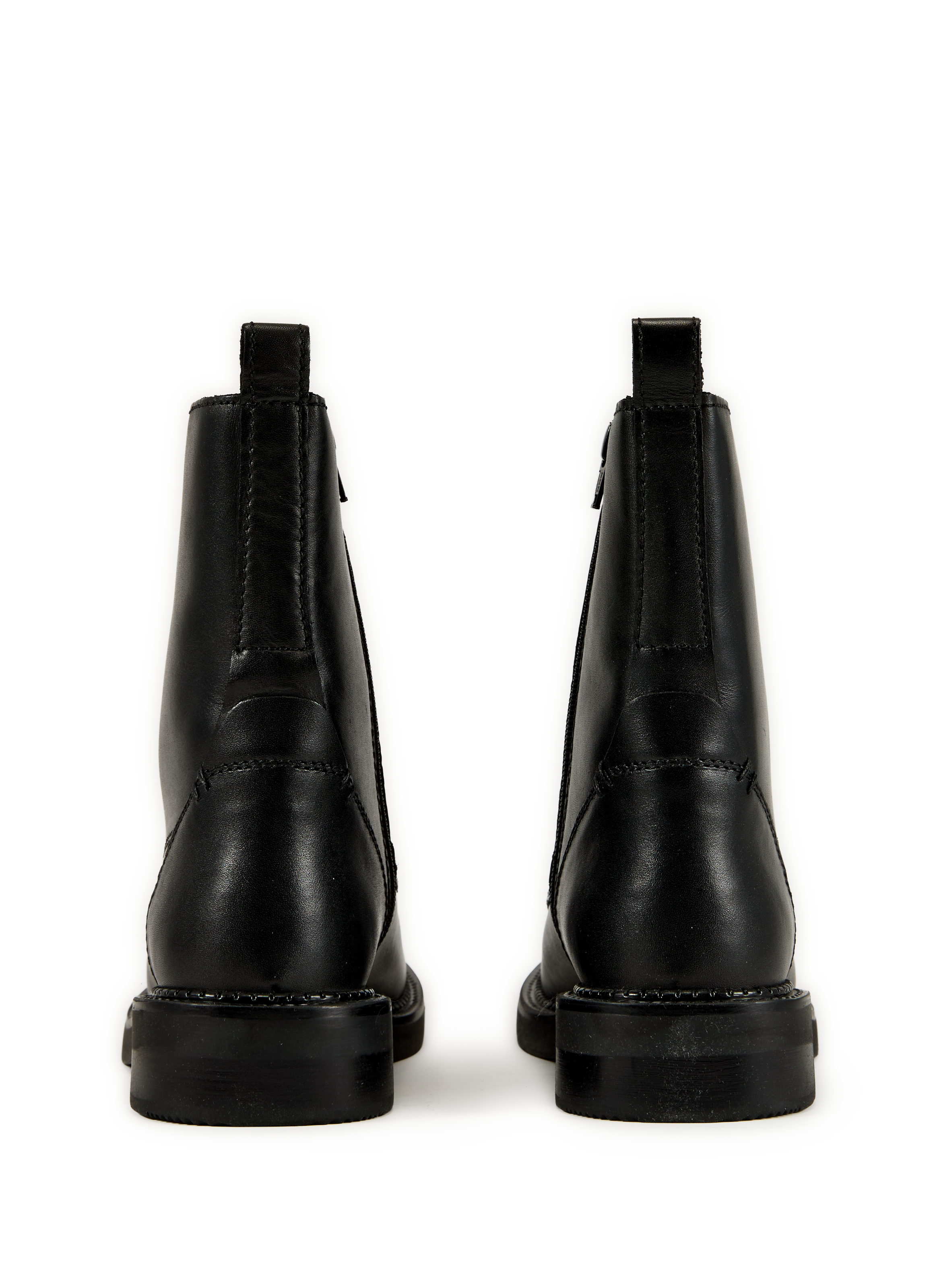 Ankle boots with silver tips GEOX Black