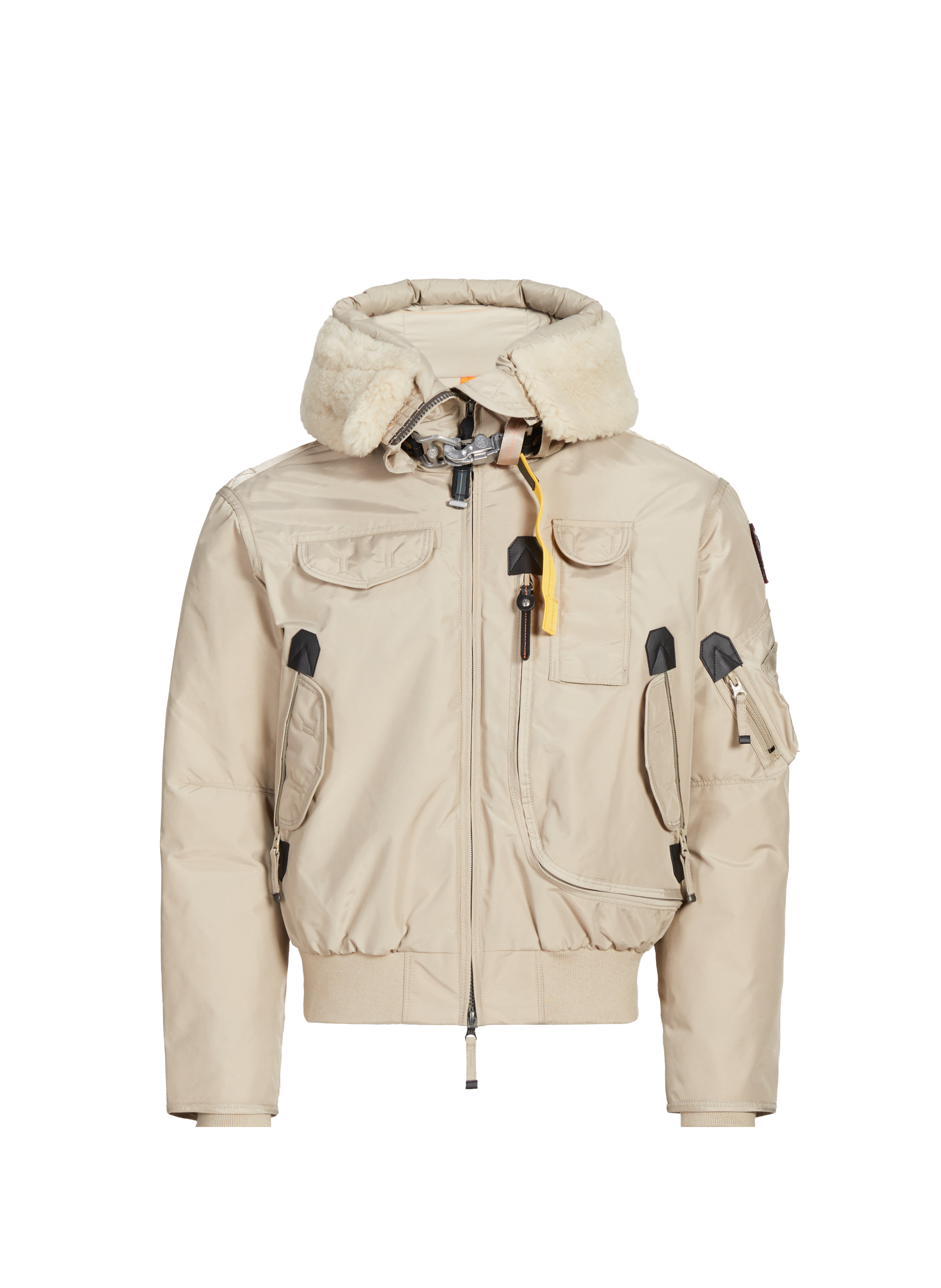 PARAJUMPERS Hooded bomber jacket Grey