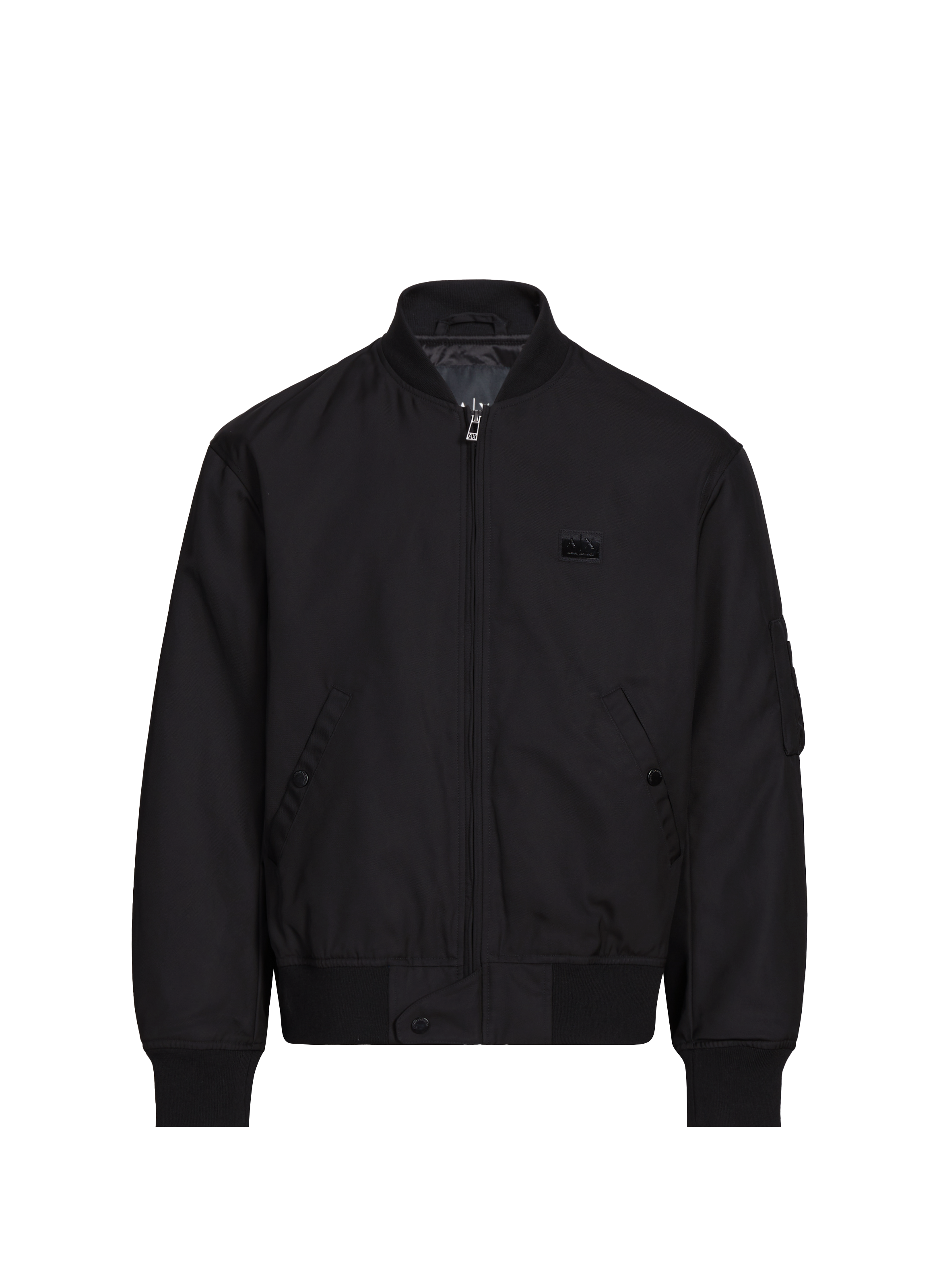 Bomber jacket with logo ARMANI EXCHANGE Black