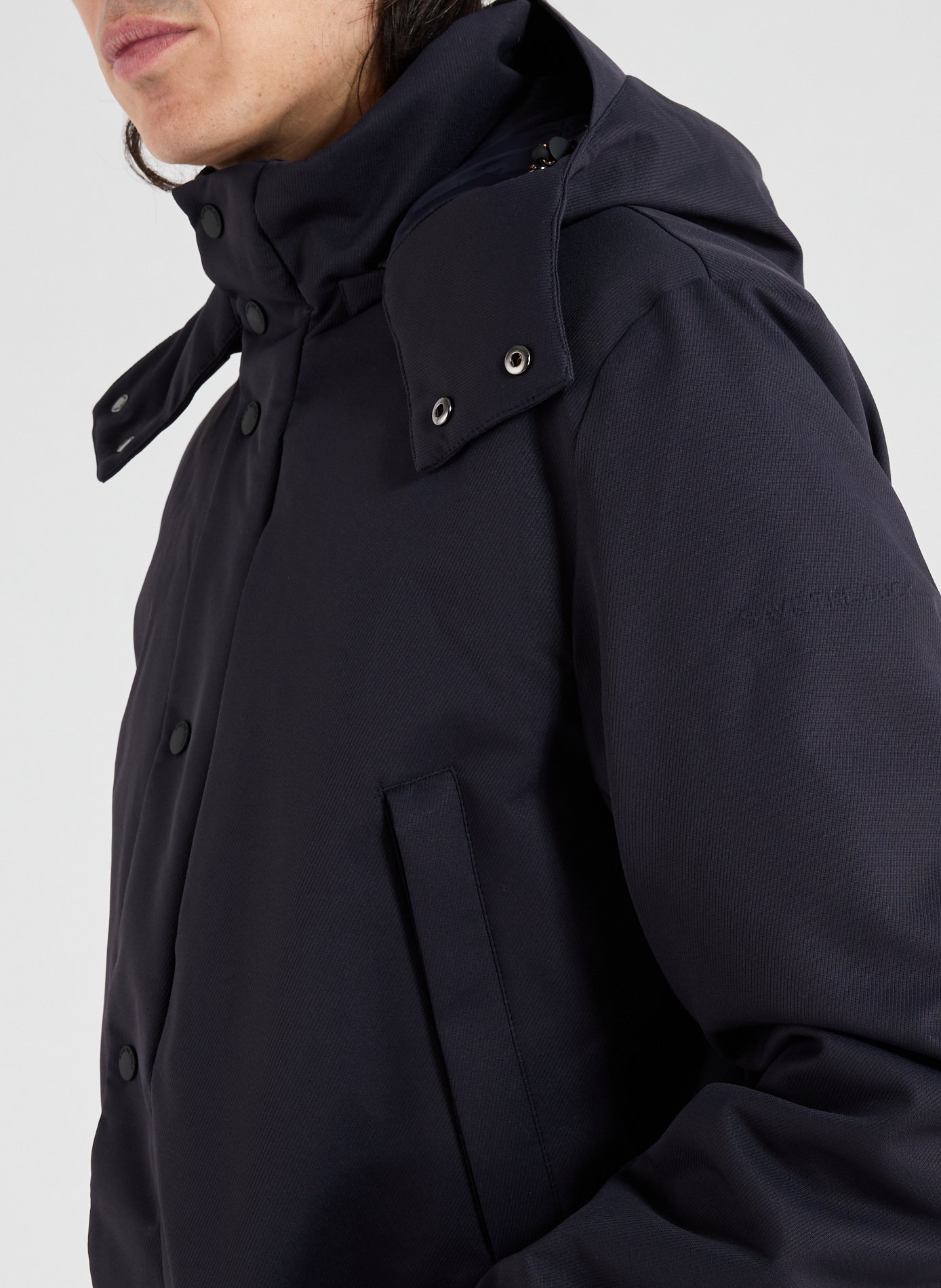 Parka droite Edwin à capuche SAVE THE DUCK Bleu