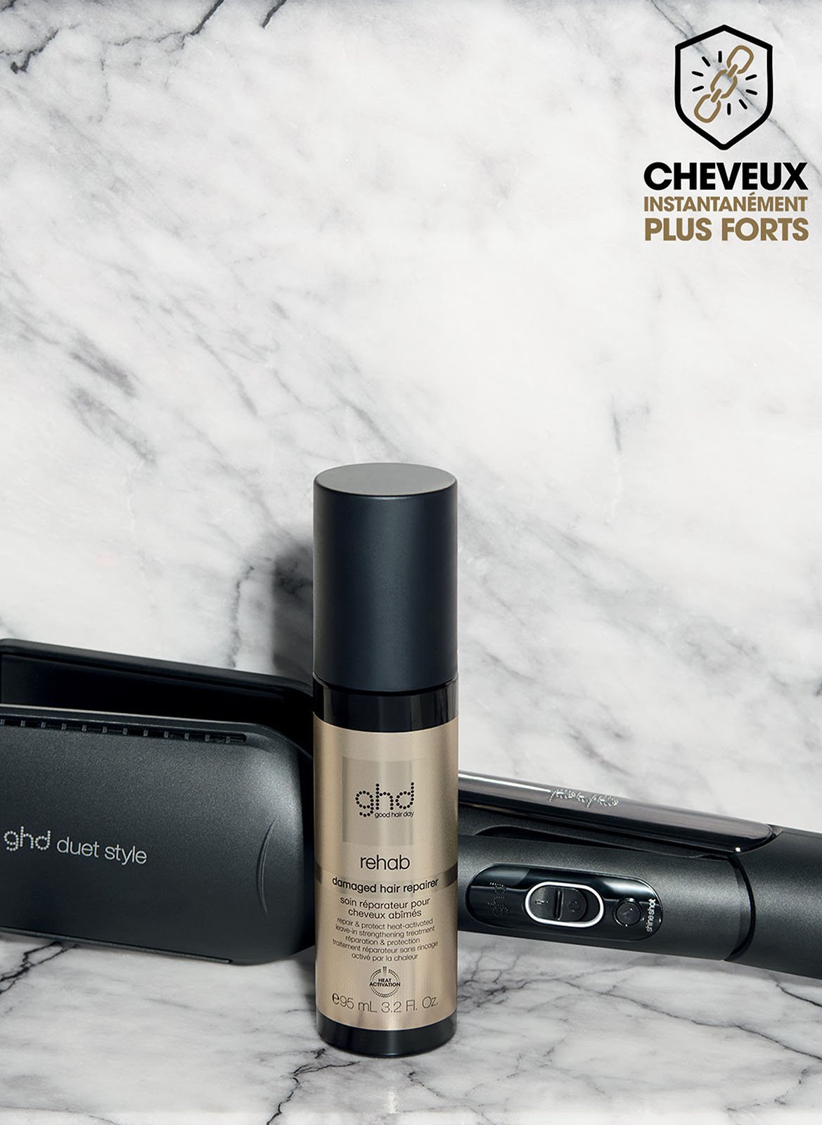 GHD rehab - soin réparateur pour cheveux abîmés GHD No color
