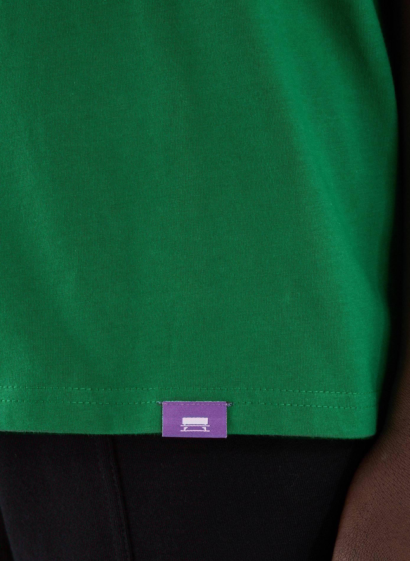 T-shirt en coton JACKER. Vert