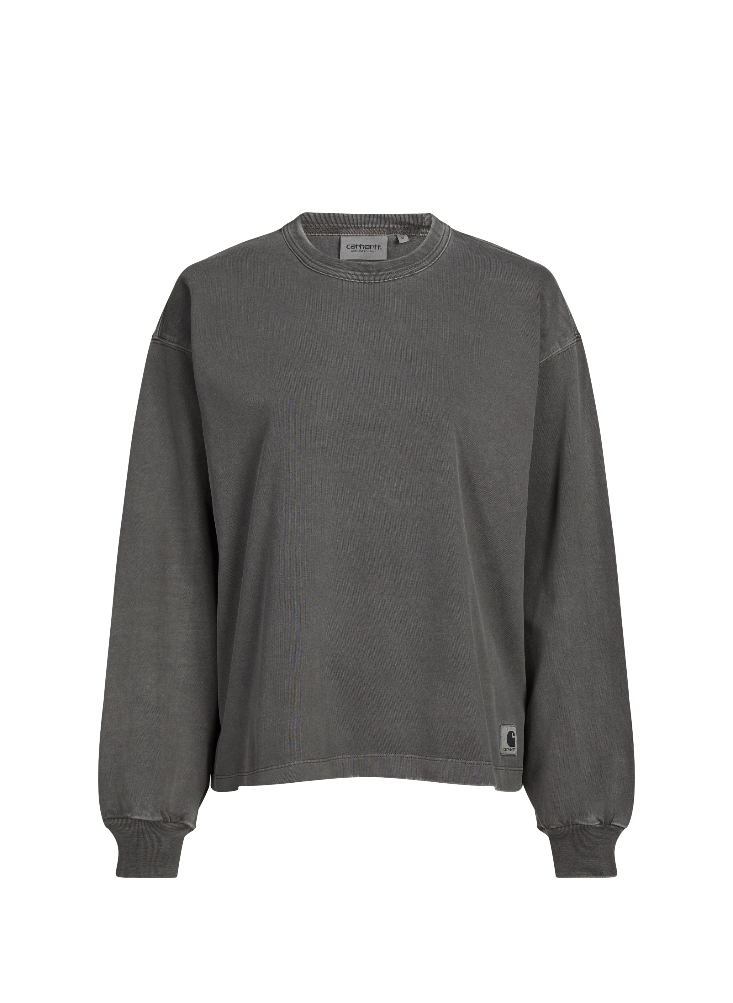 Long-sleeve cotton logo T-shirt  CARHARTT WIP Black