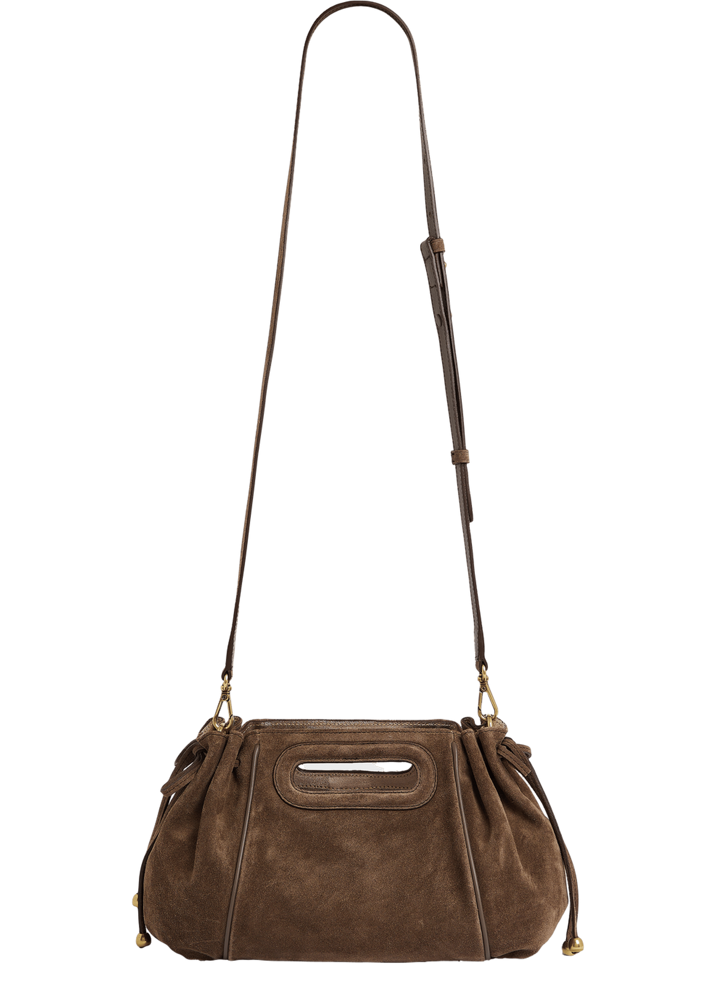 Sac à main en cuir velours intérieur métallisé - mini dany | Kaki GERARD DAREL Femme