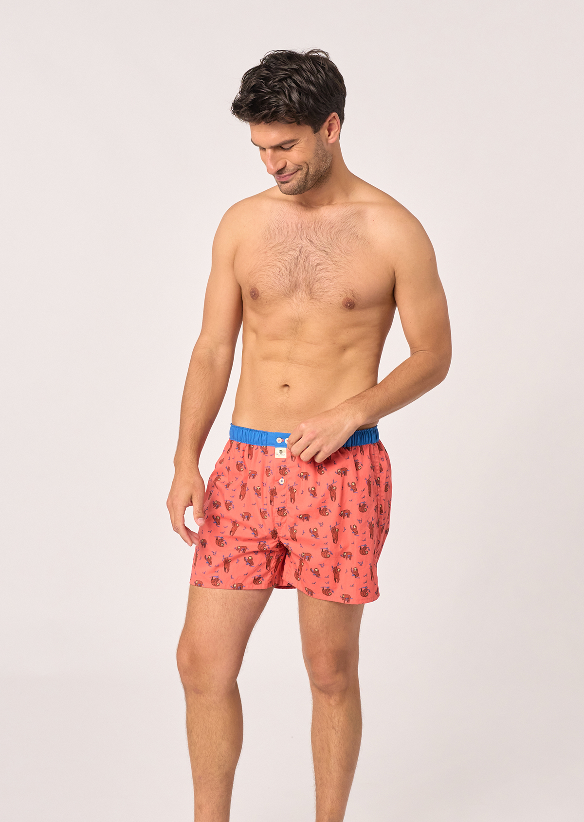 Caleçon en coton biologique BILLYBELT Rouge